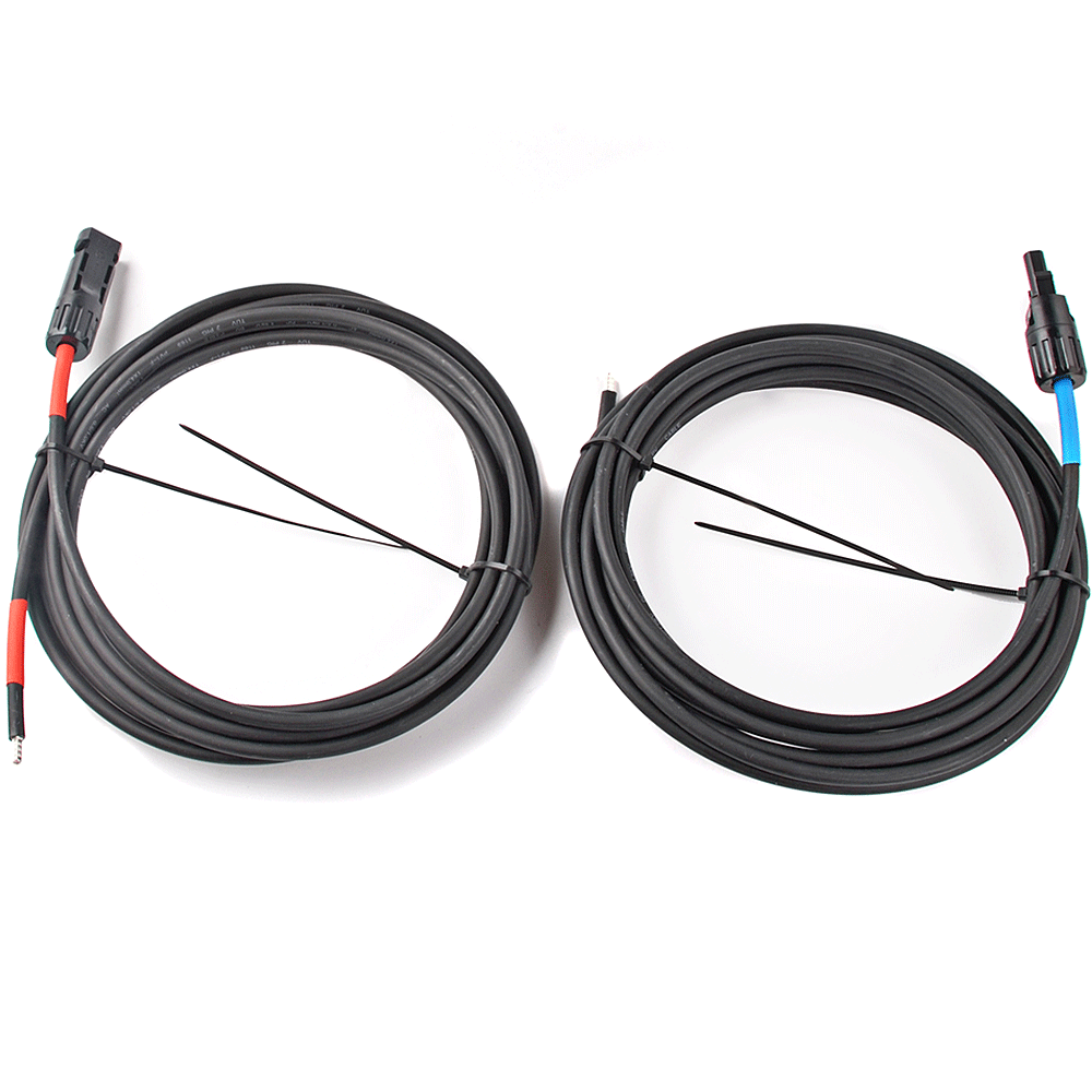WATTSTUNDE® MVK 6.5 Anschlusskabel Solarmodul zu Laderegler 2x 5 Meter 6mm²