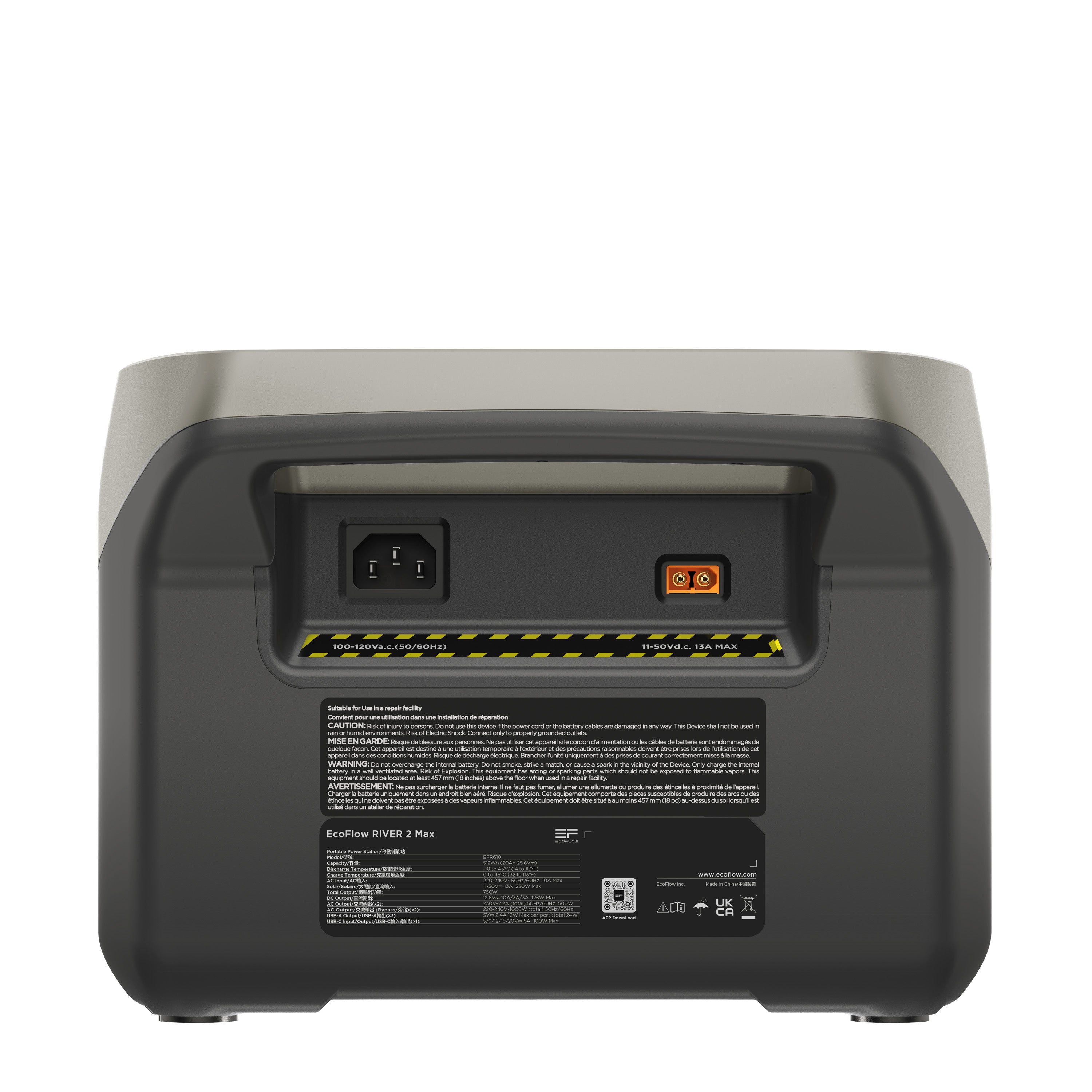 EcoFlow RIVER 2 MAX Powerstation 512 Wh