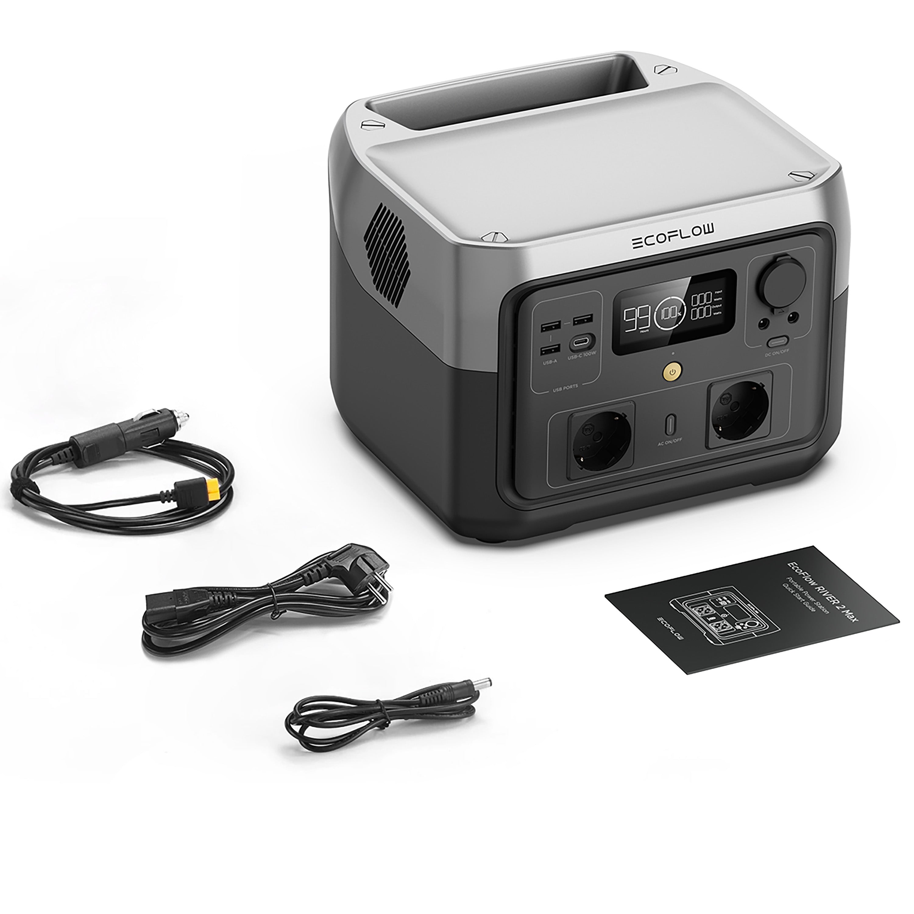 EcoFlow RIVER 2 MAX Powerstation 512 Wh