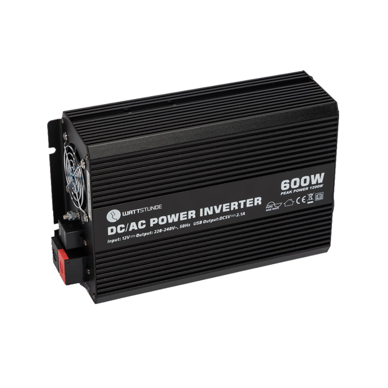 WATTSTUNDE® 600W / 1200W 12V Sinus Spannungswandler WS12/600SI