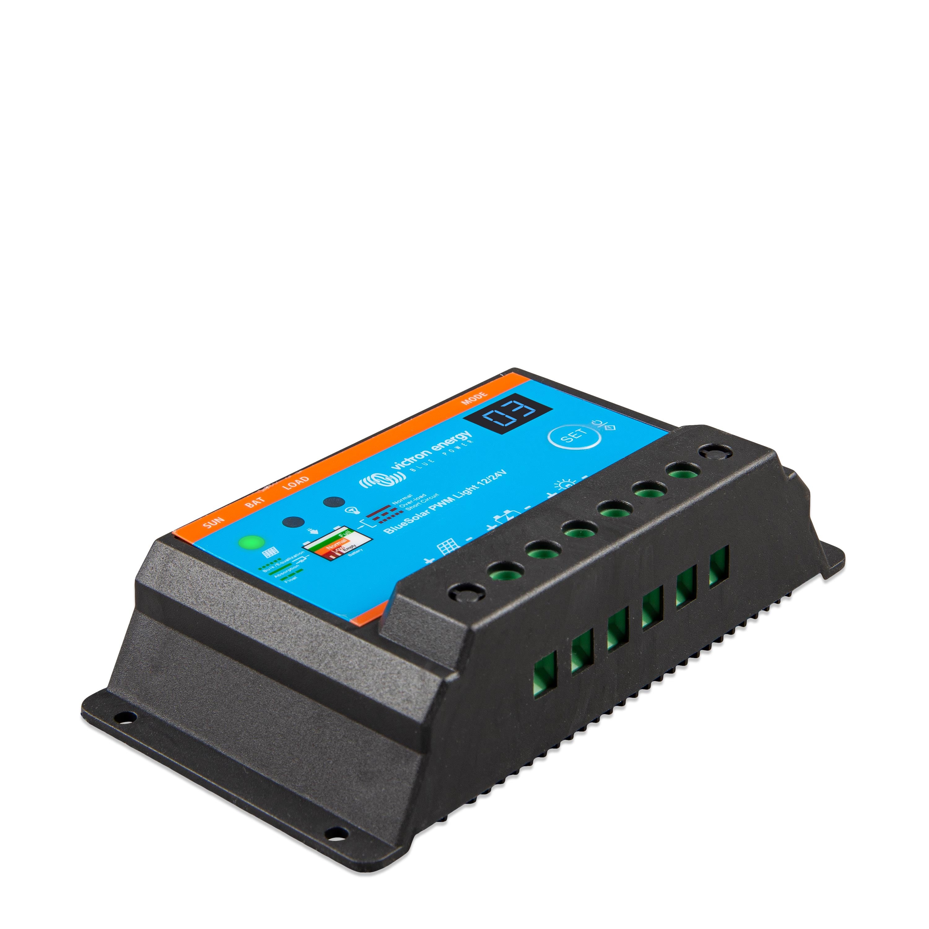 Victron BlueSolar PWM Light Charge Controller 12/24V-10A