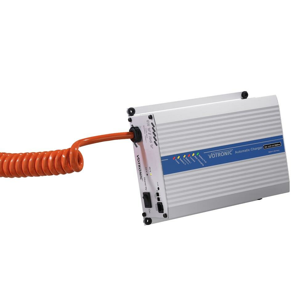 Votronic Automatic Charger VAC 1224 -16 Station mit Spiralkabel 5m - 0523