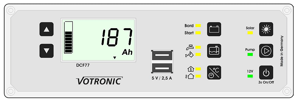 Votronic Power Control VPC Jupiter 200 mit Smart-Shunt und Masseband 35 mm² - 5748