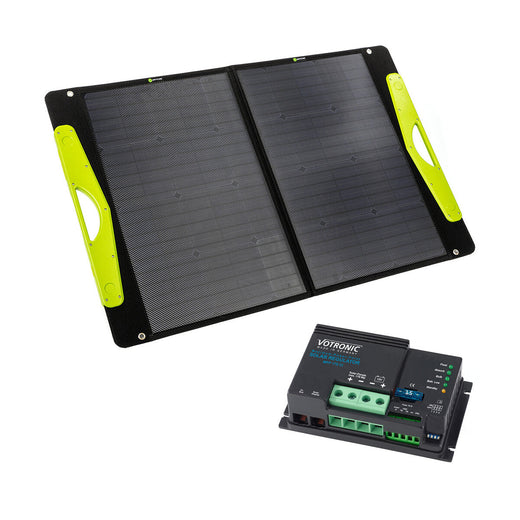 WATTSTUNDE® 100W SolarBuddy Solartasche WS100SB mit Votronic MPP170 CI Laderegler
