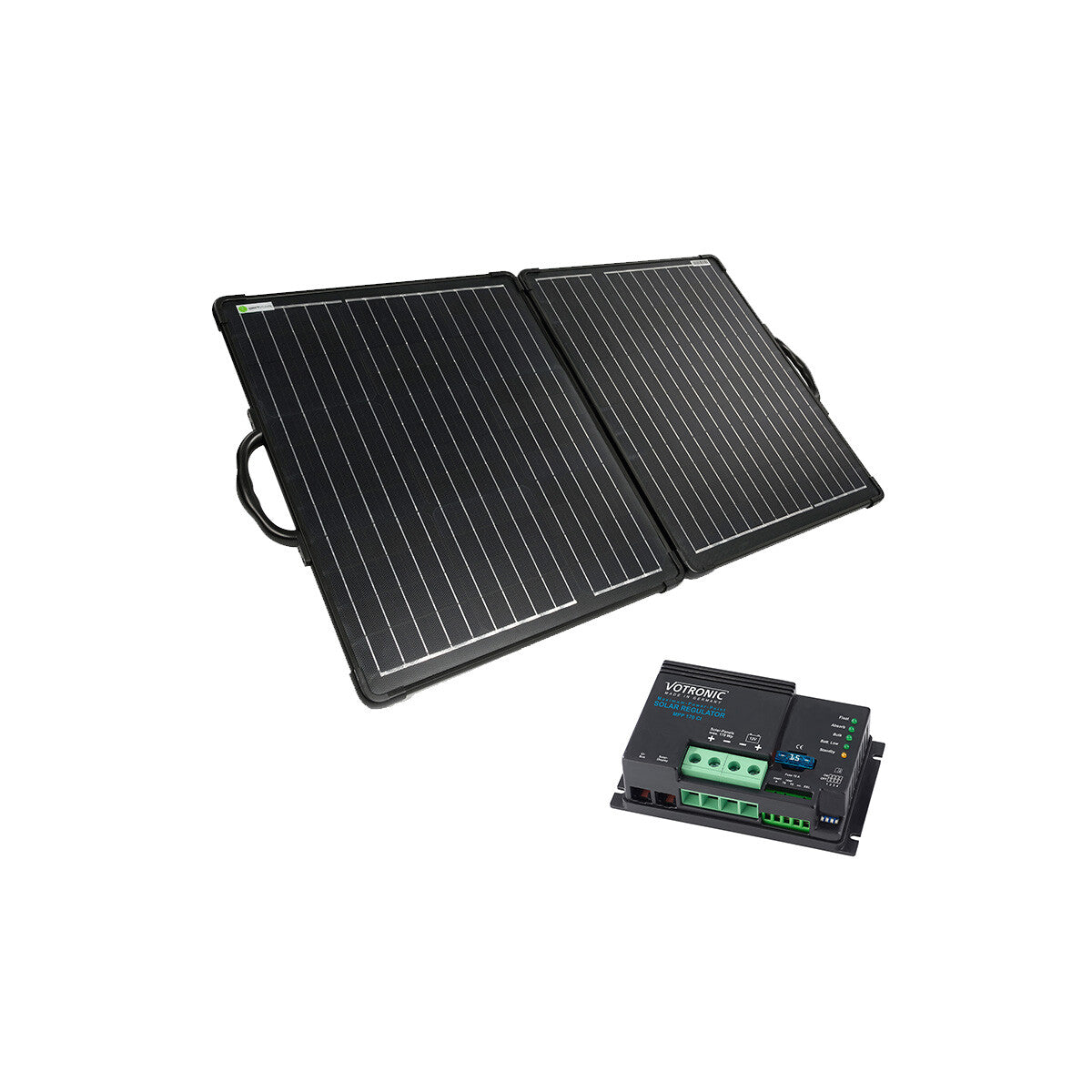 WATTSTUNDE® 120W ULTRA LIGHT solar case WS120SUL with Votronic MPP170CI - 101-50130-001 Incl. 0% VAT according to §12 para. 3 UStG.