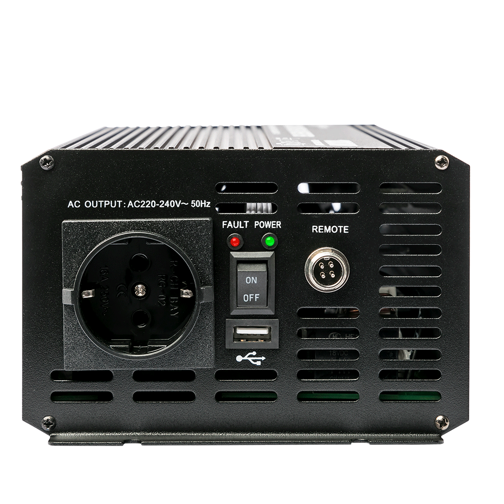 WATTSTUNDE® 600W / 1200W 12V Sinus Spannungswandler WS12/600SI