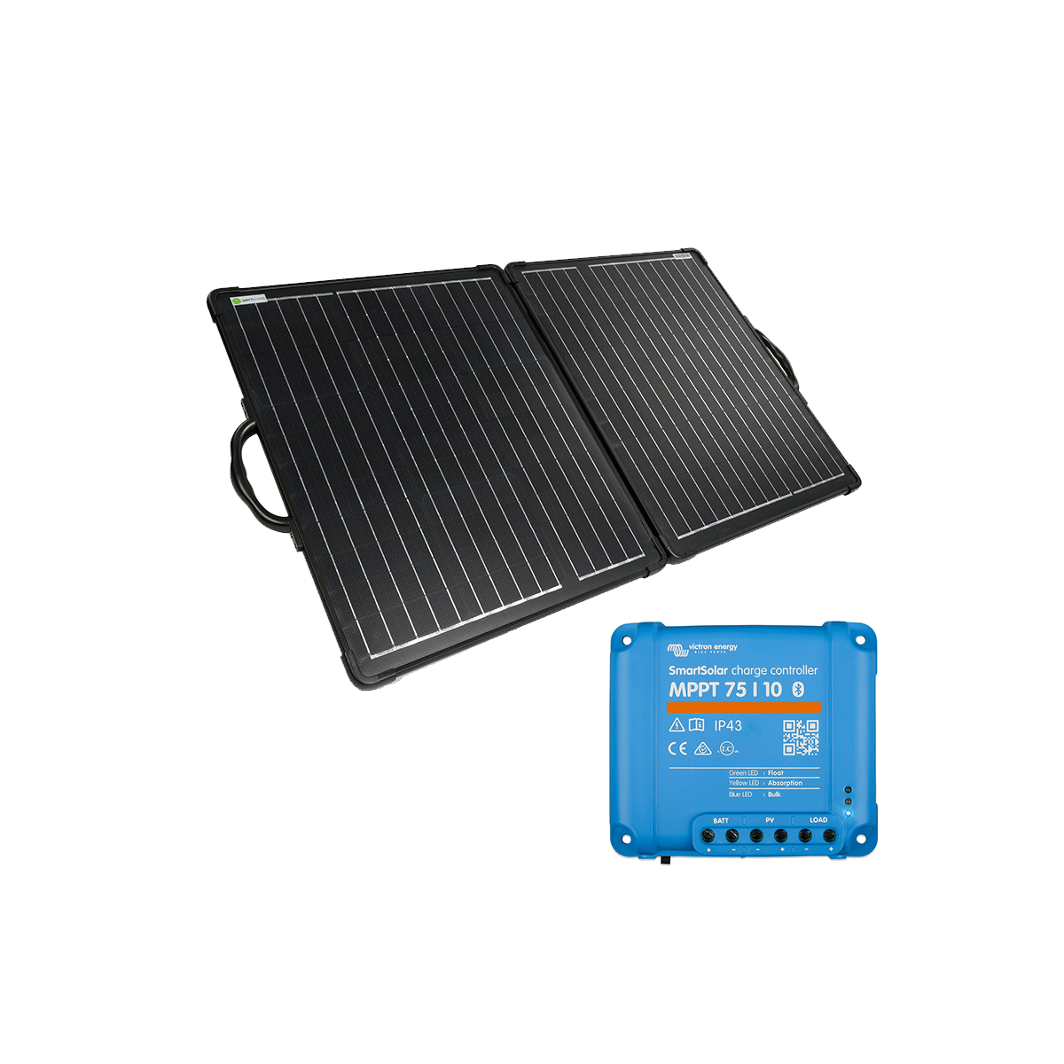 WATTSTUNDE 80W ULTRA LIGHT Solarkoffer WS80SUL mit Victron SmartSolar 75/10