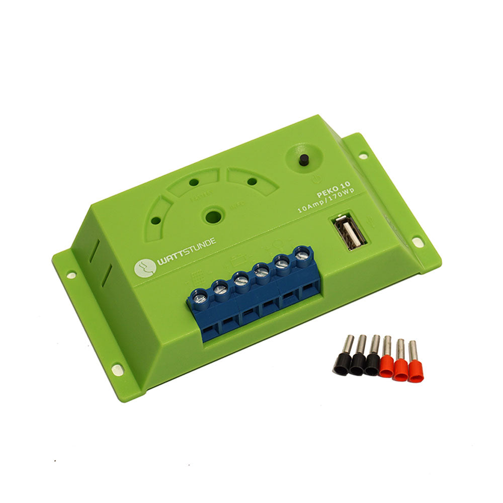 WATTSTUNDE® 10A Solar Laderegler PEKO10