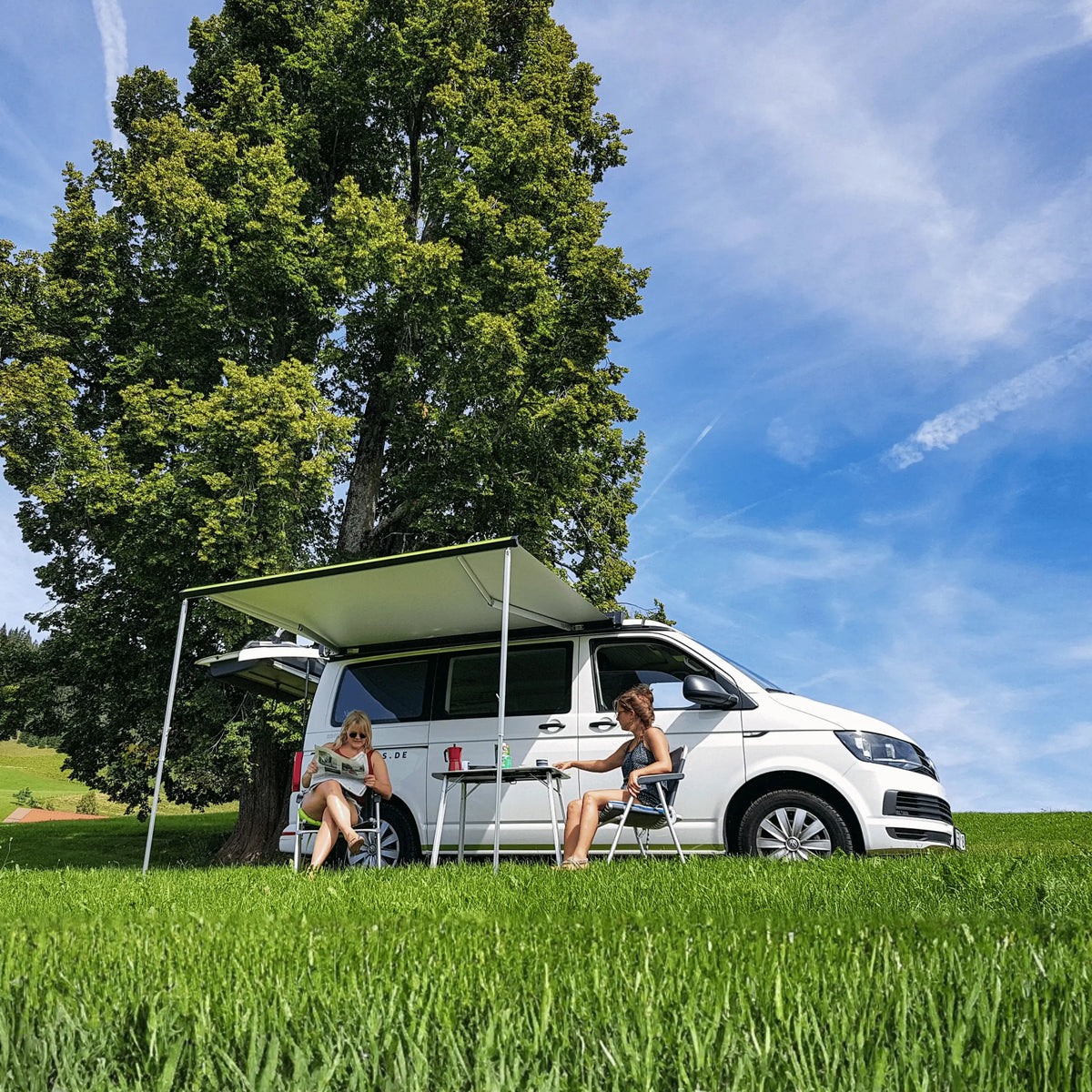 WATTSTUNDE® SOLA Flex Halteplatte für VW California T5, T6 und T6.1 – flexible Solar-Montage an der C-Schiene
