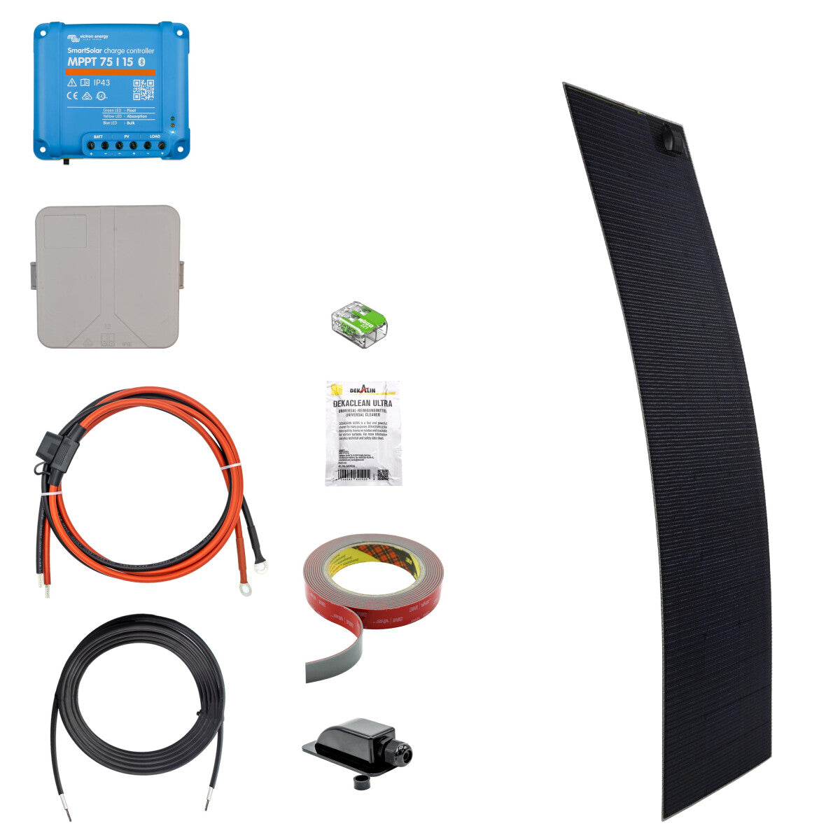 160 W SOLA Flex Daylight Wohnmobil Solaranlage Komplettset - 11-15003