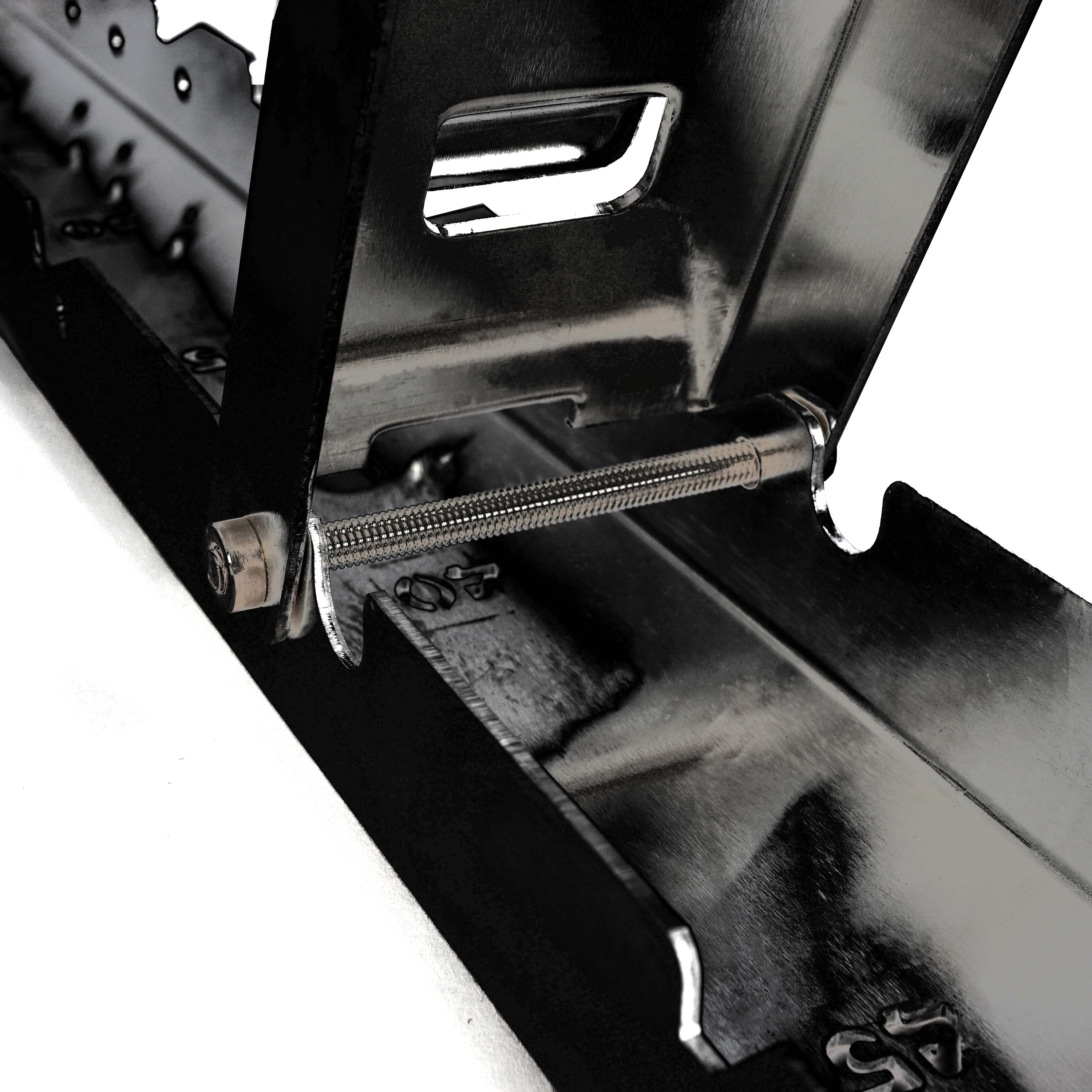 WATTSTUNDE® Flachdach Solarmodul Halterung HST120 schwarz