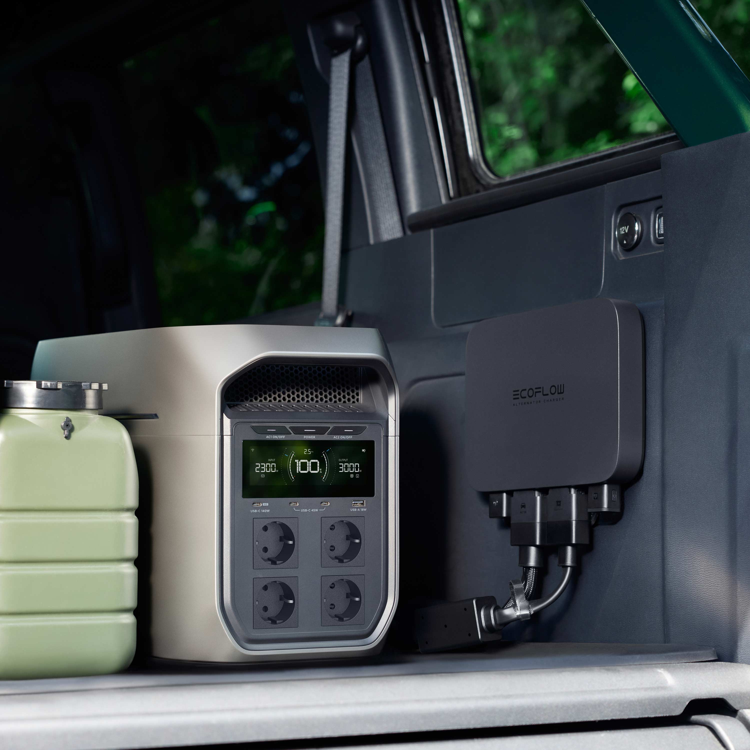 EcoFlow DELTA 3 Max Plus - Set mit Alternator Charger 500 W