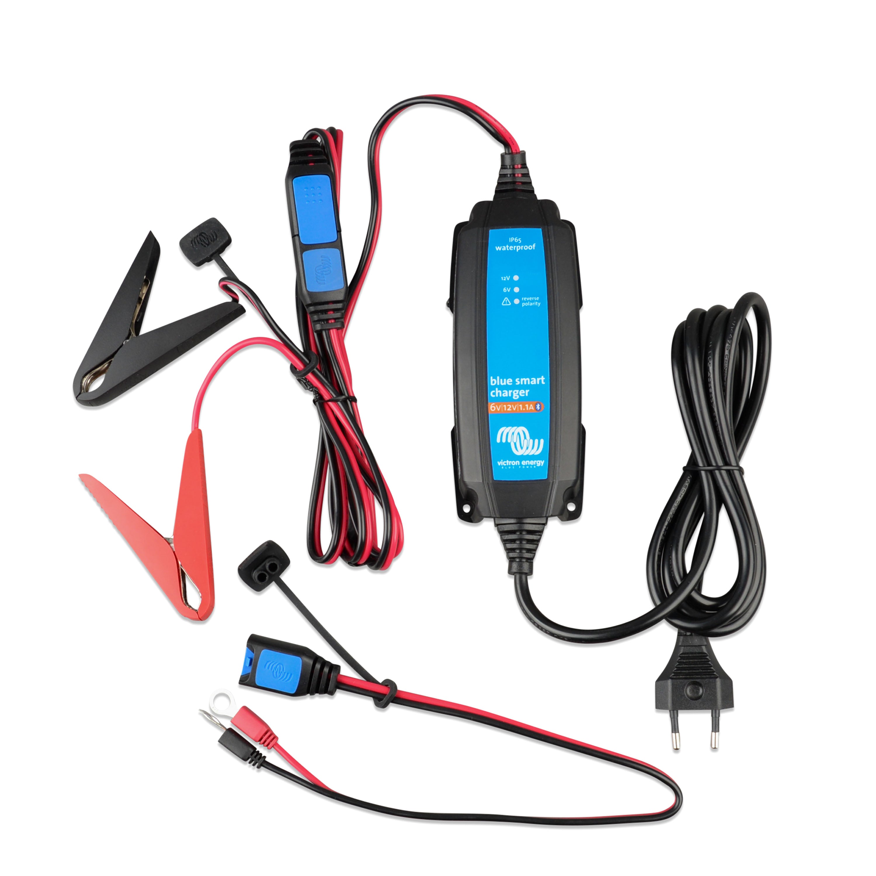 Victron Blue Smart IP65 Batterieladegerät für Fahrzeuge 6V 12V 1.1 230V CEE