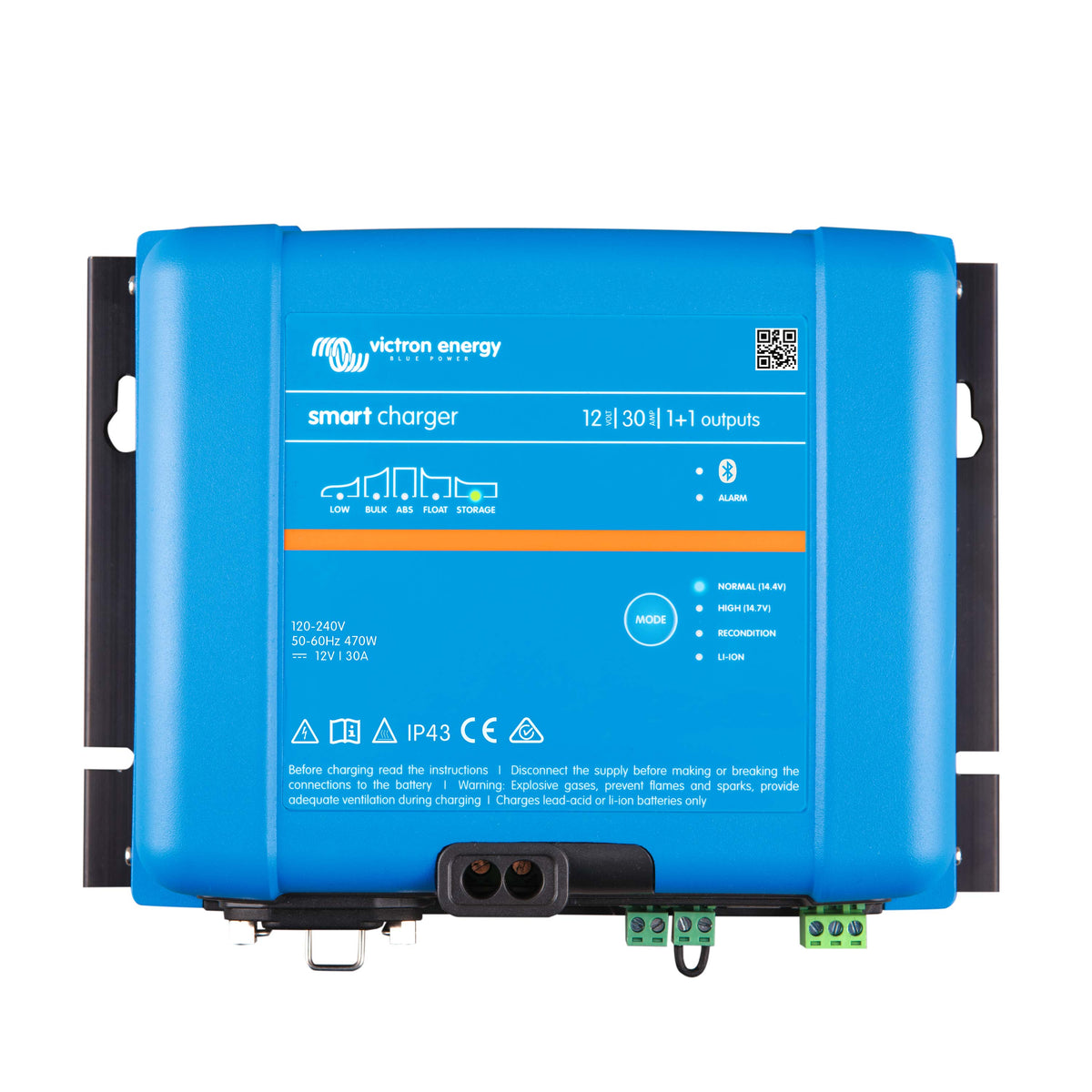 300-3360 - Victron Phoenix Smart IP43 Charger 12/30 (1+1) 120/240V (2)