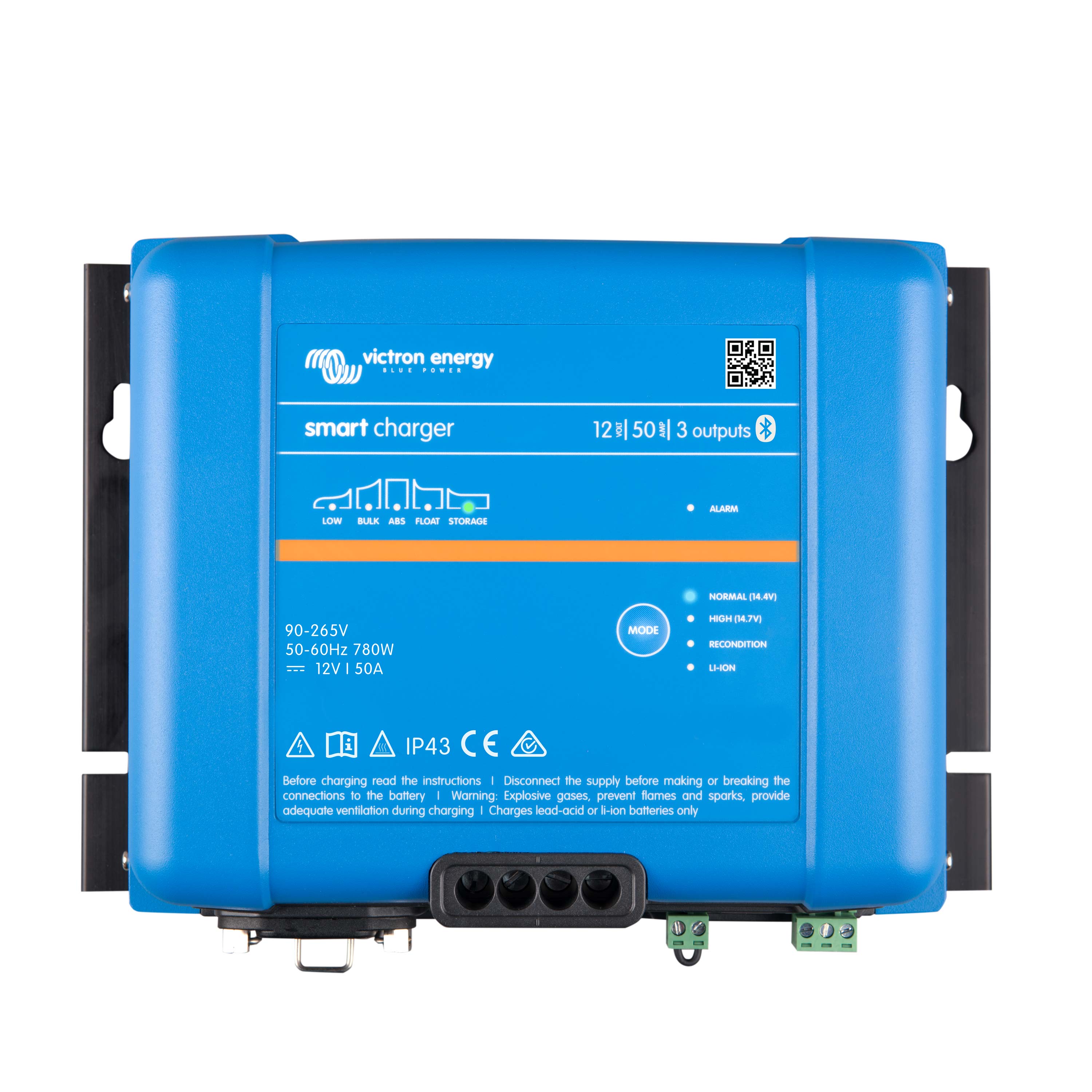 Victron Phoenix Smart IP43 Charger 12/50 (3) 120V-240V