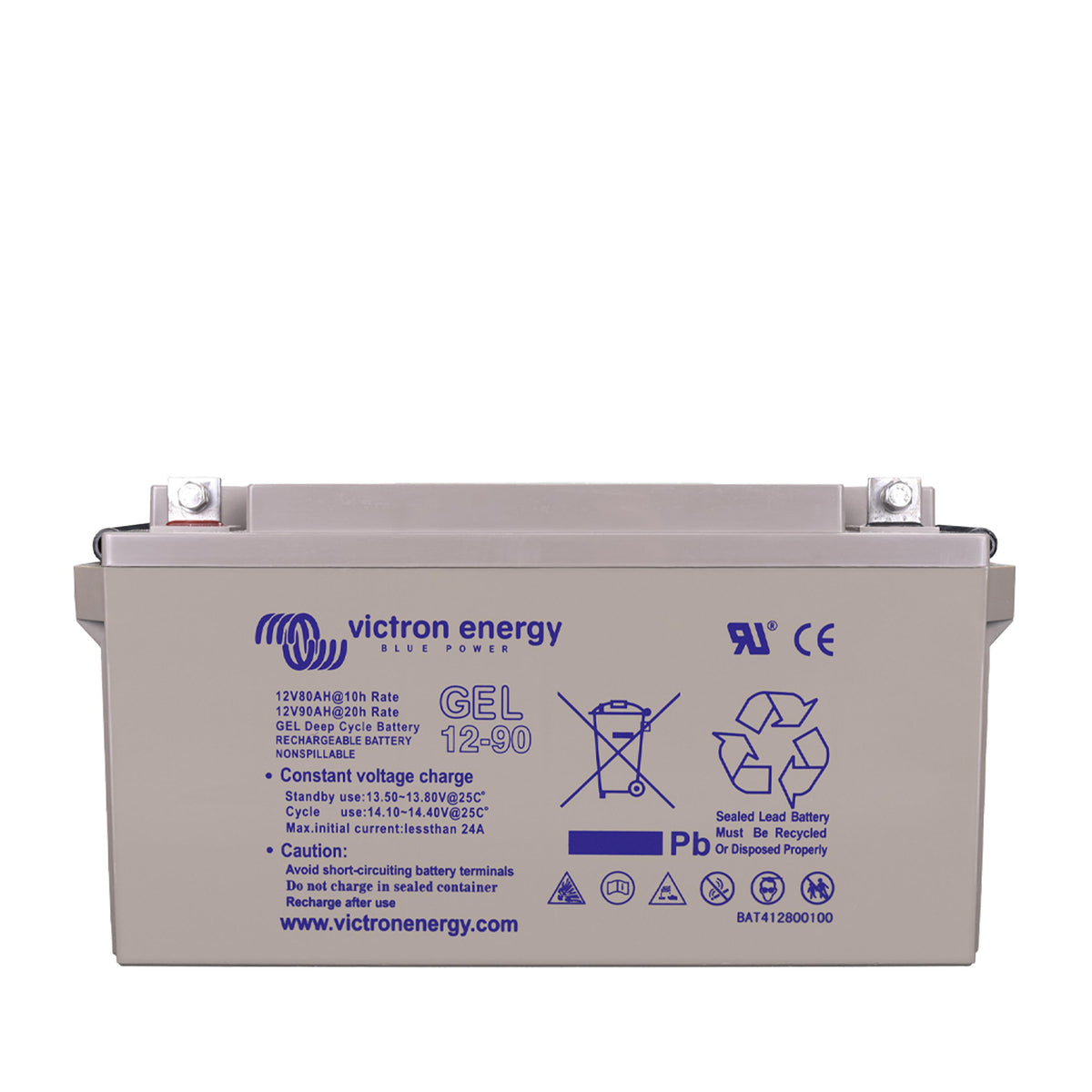 Victron 12V/90Ah Gel Deep Cycle Batt. - Inkl. 19 % MwSt.