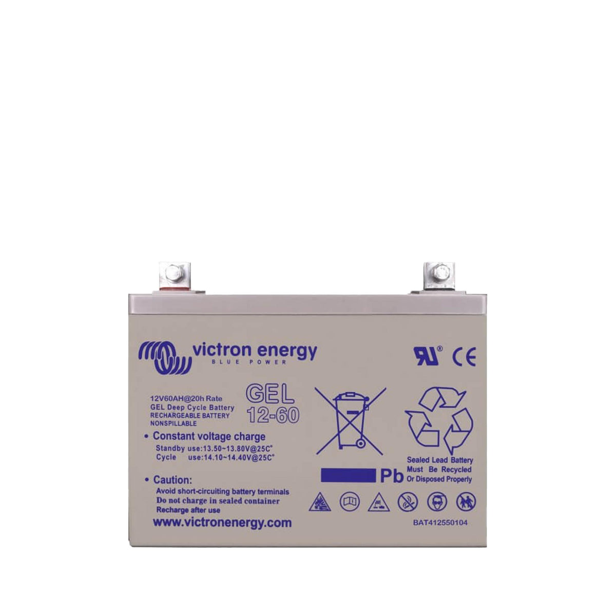 Victron 12V/60Ah Gel Deep Cycle Batt. - Inkl. 19 % MwSt.