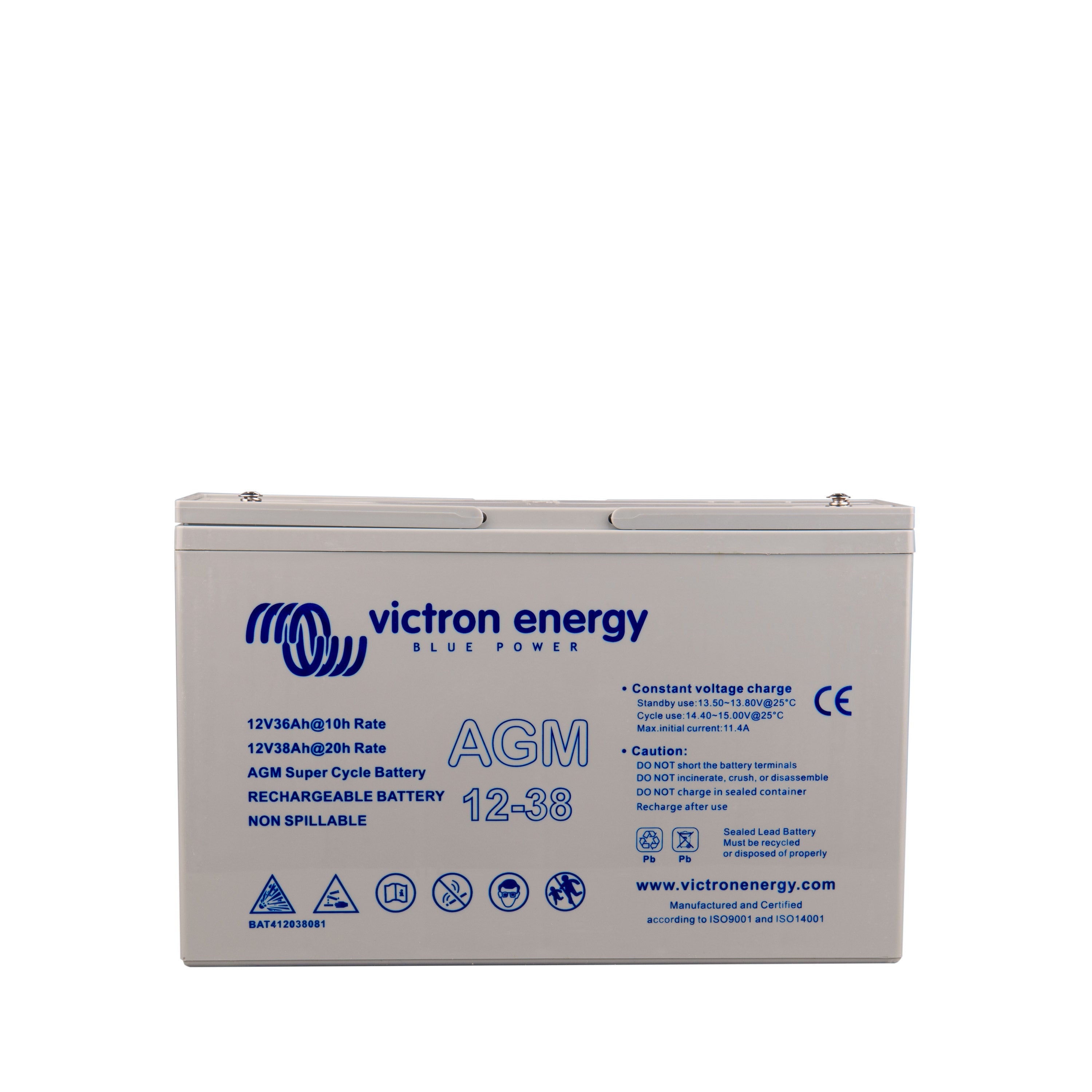Victron 12V/38Ah AGM Deep Cycle Batt.