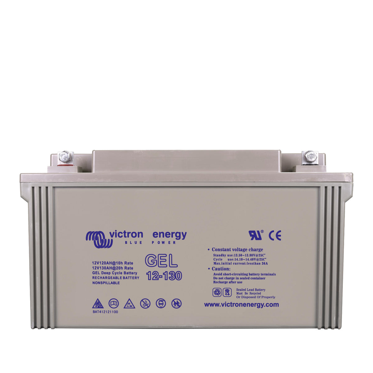 Victron 12V/130Ah Gel Deep Cycle Batt. - Inkl. 19 % MwSt.