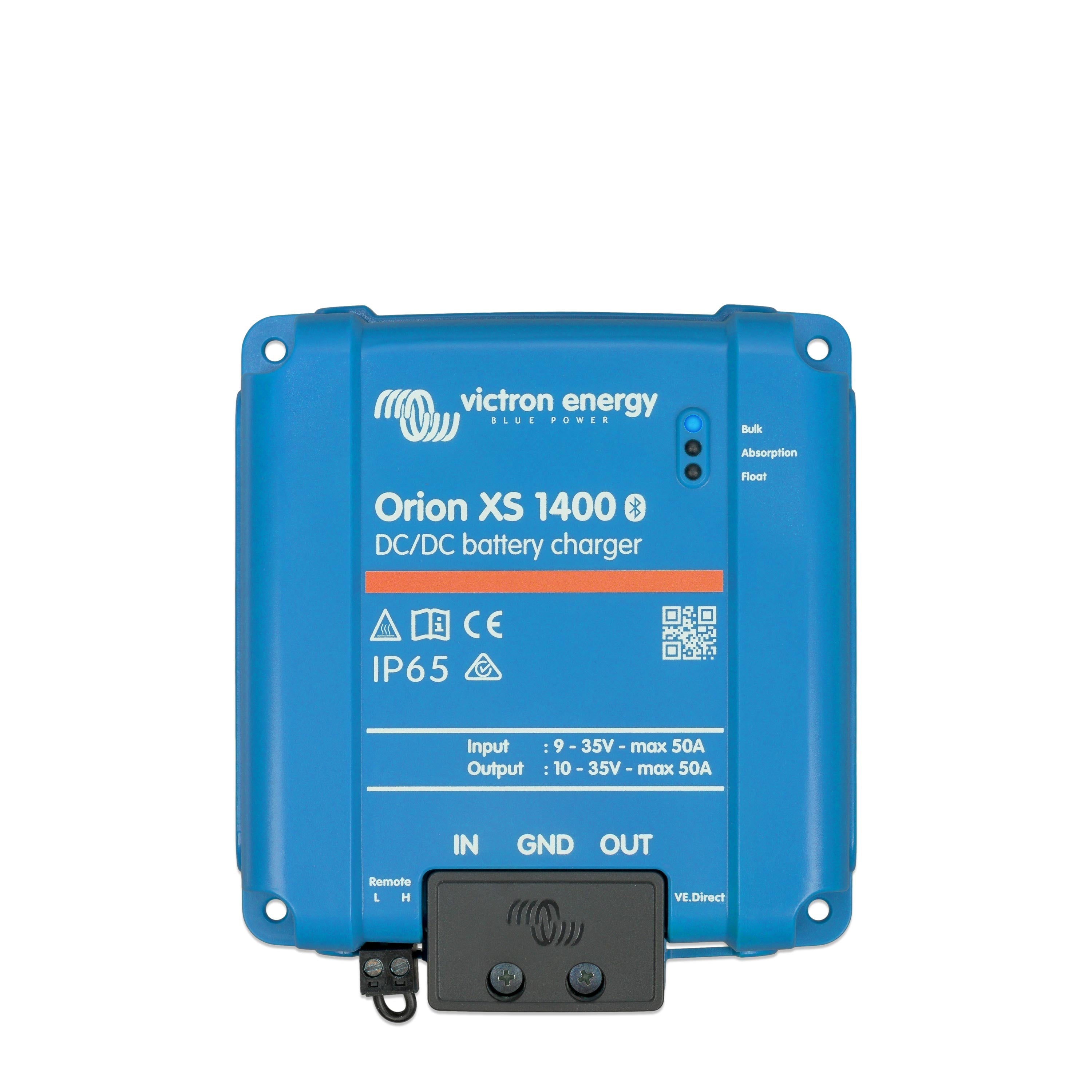 Charging booster set with Victron Orion XS 1400 DC-DC and connection cable for starter and on-board battery 5 m - 302-16543 Incl. 0% VAT according to §12 para. 3 UStG.