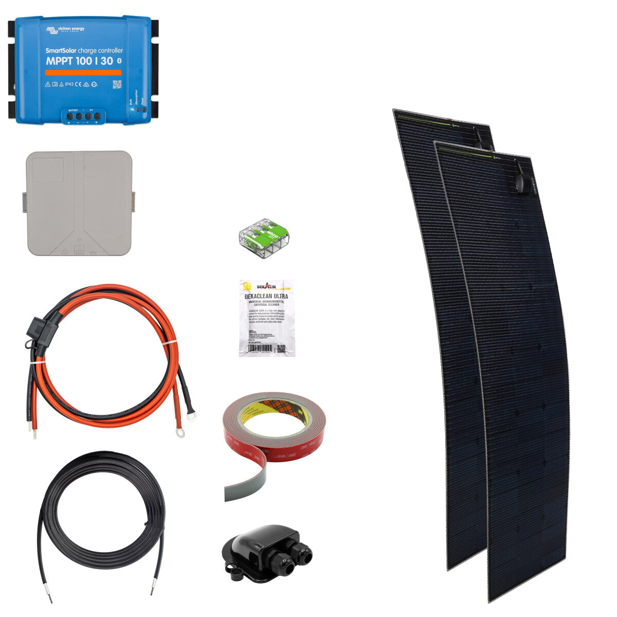 300 W SOLA Flex Daylight Wohnmobil Solaranlage Komplettset