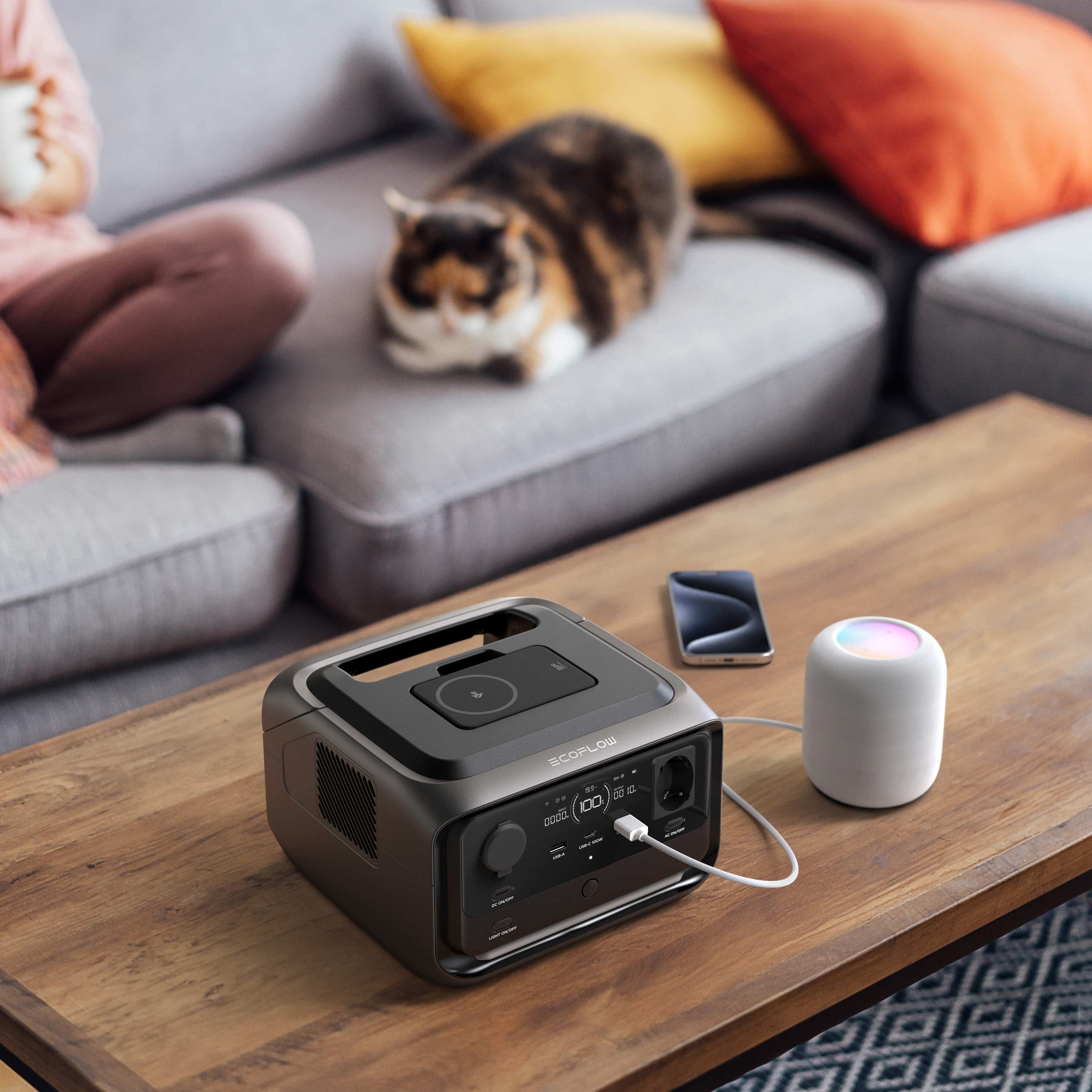 EcoFlow River 3 Plus Wireless Powerstation