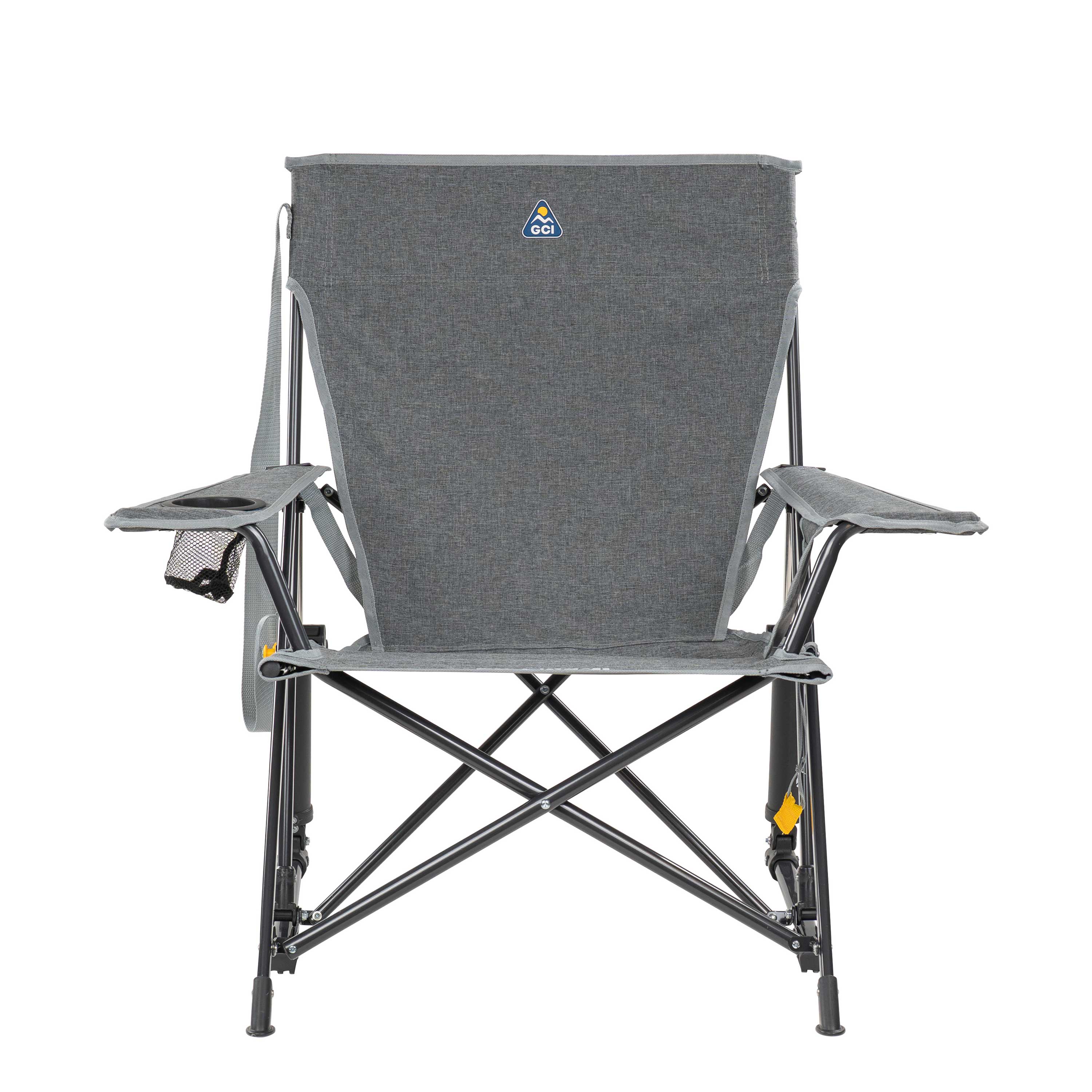 GCI Outdoor Kickback Rocker Campingstuhl Heathered Pewter