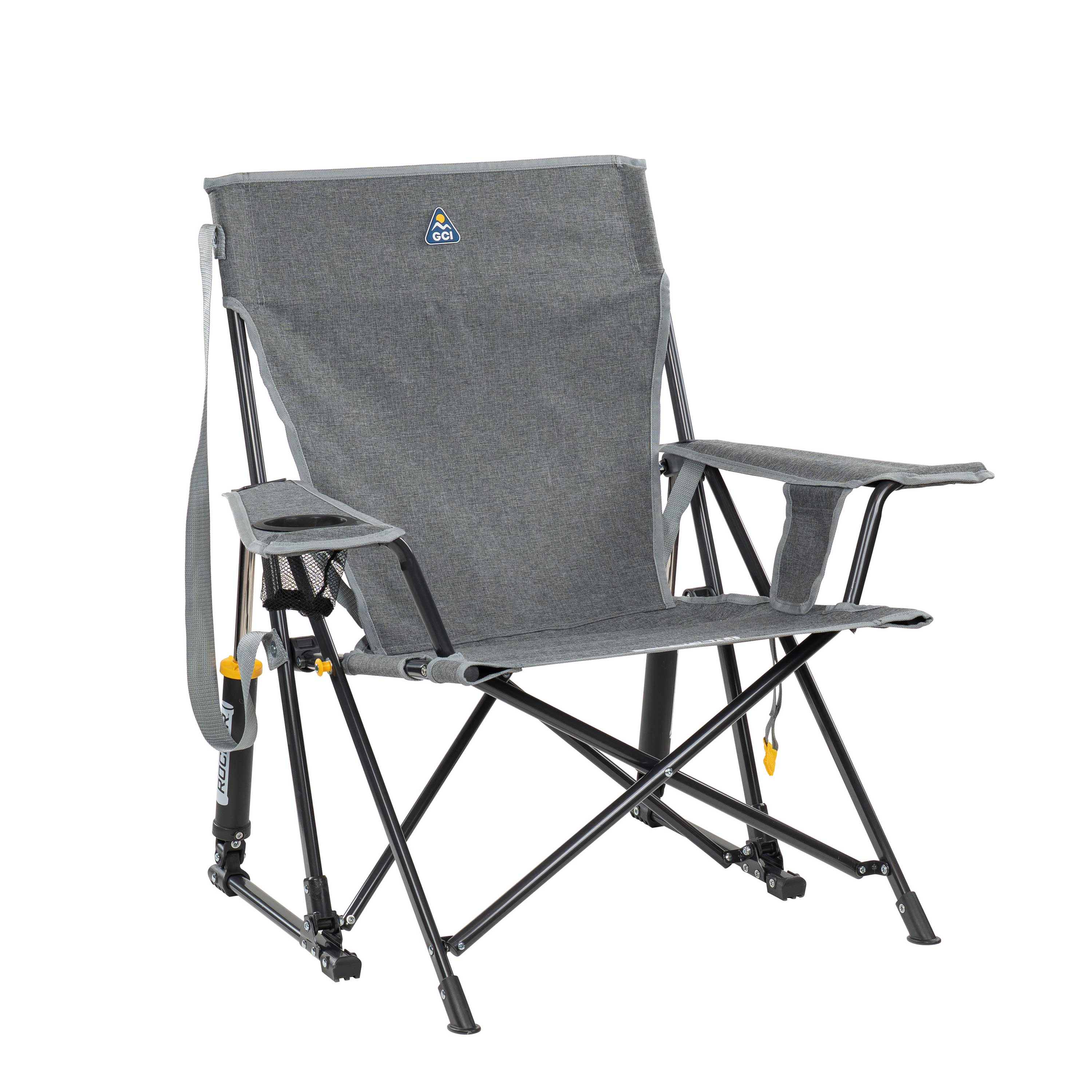 GCI Outdoor Kickback Rocker Campingstuhl Heathered Pewter