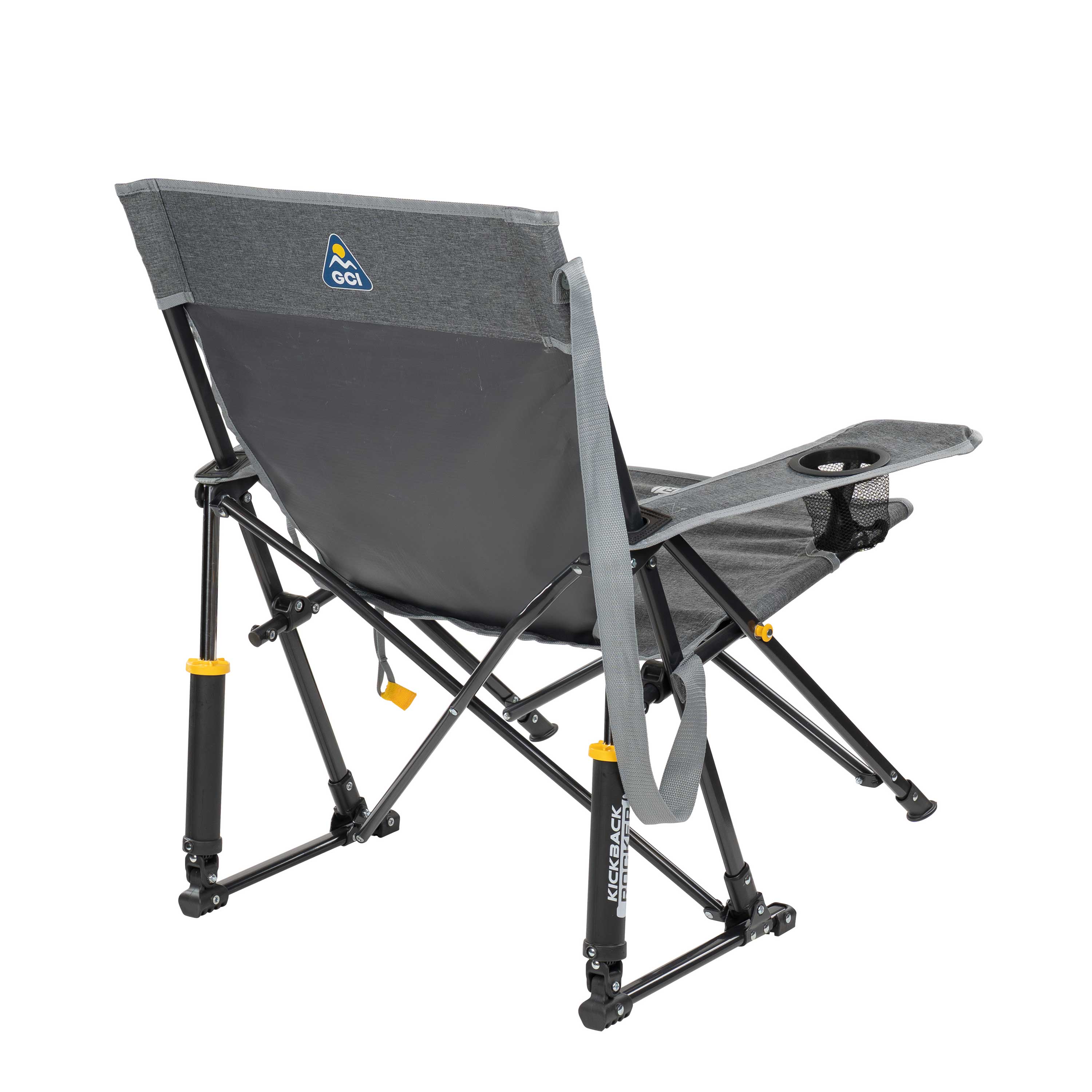 GCI Outdoor Kickback Rocker Campingstuhl Heathered Pewter