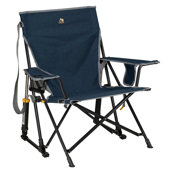 GCI Kickback Rocker Heathered Indigo – Schaukel-Campingstuhl kompakt