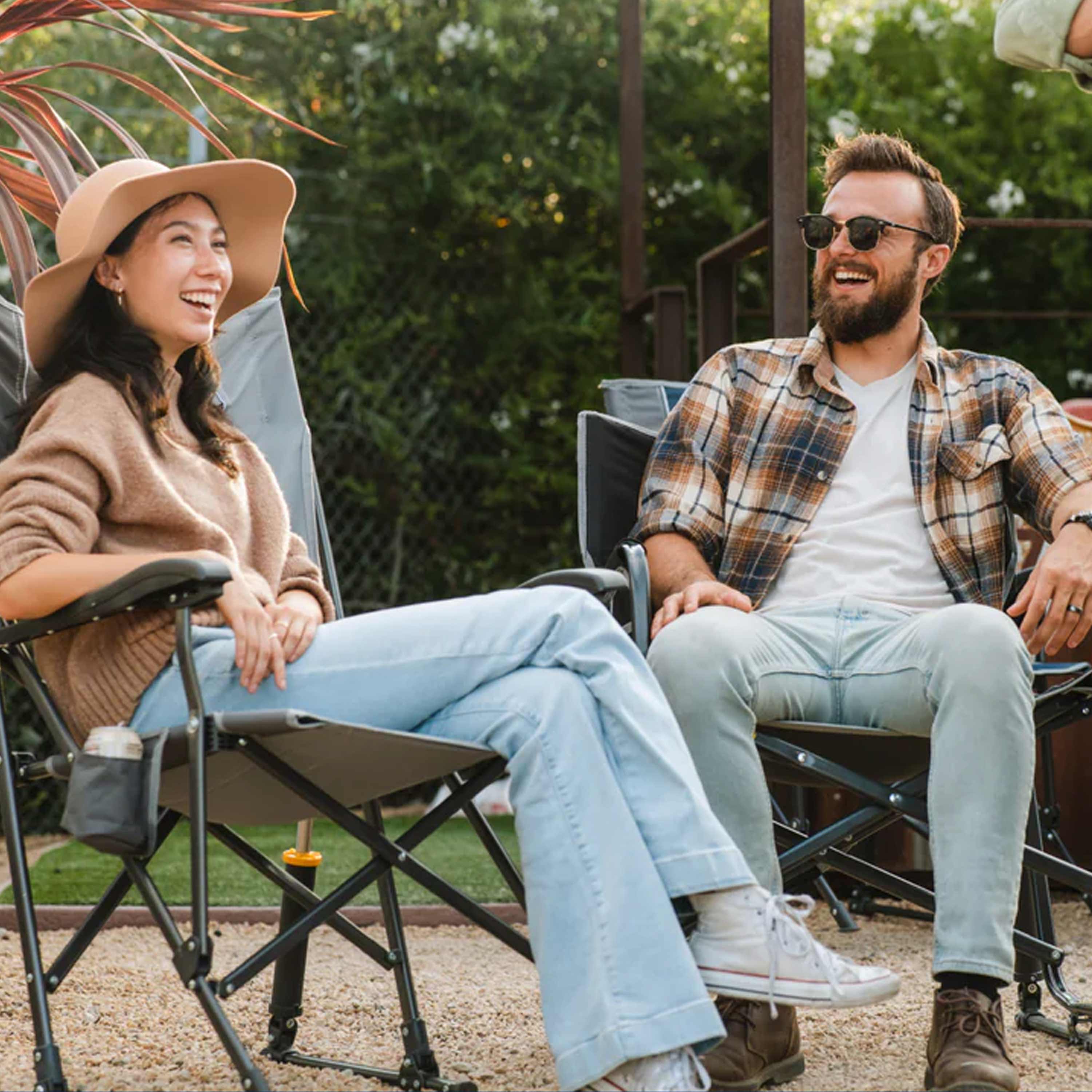 GCI Outdoor RoadTrip Rocker Campingstuhl Aged Fatigued