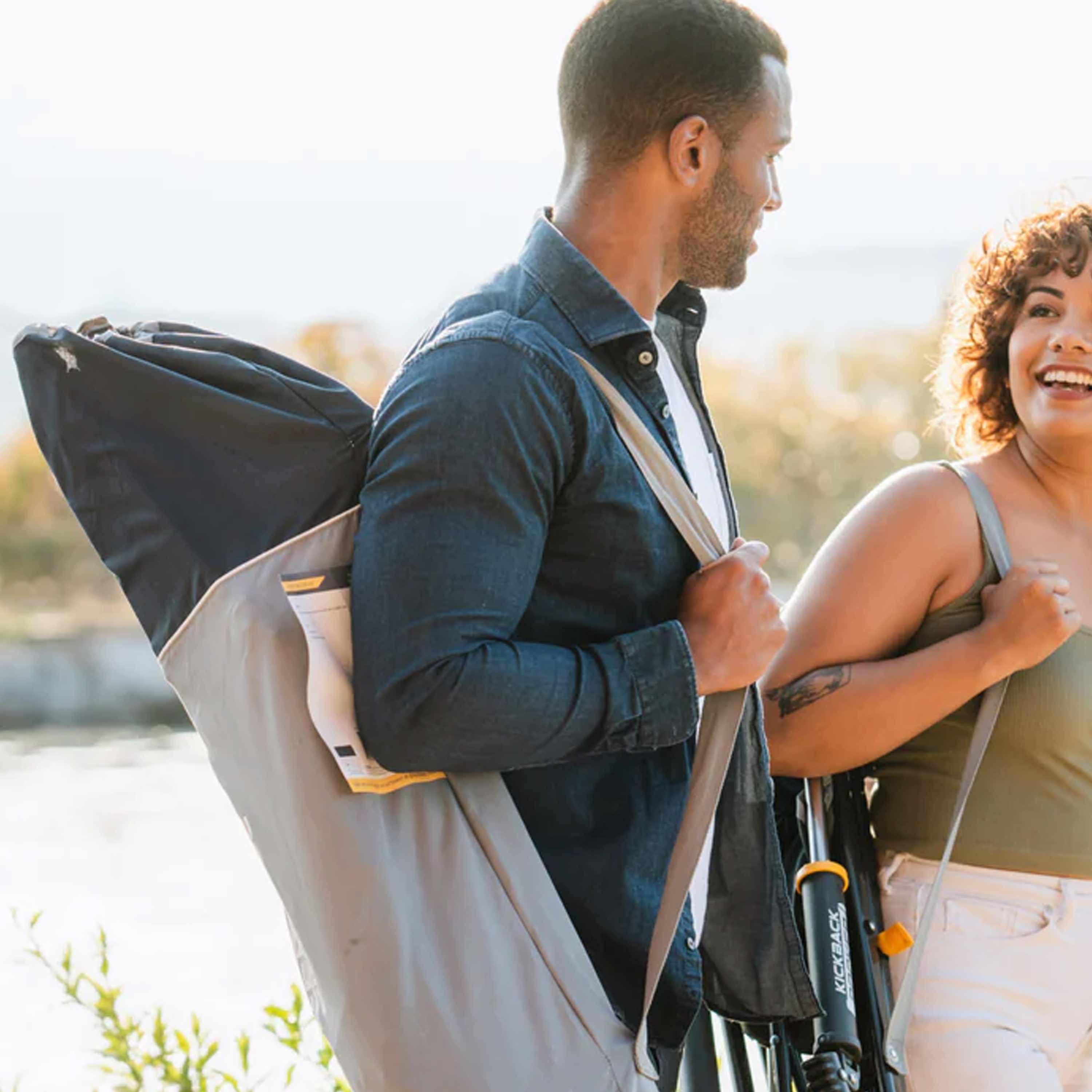 GCI Outdoor RoadTrip Rocker Camping Chair Aged Fatigued