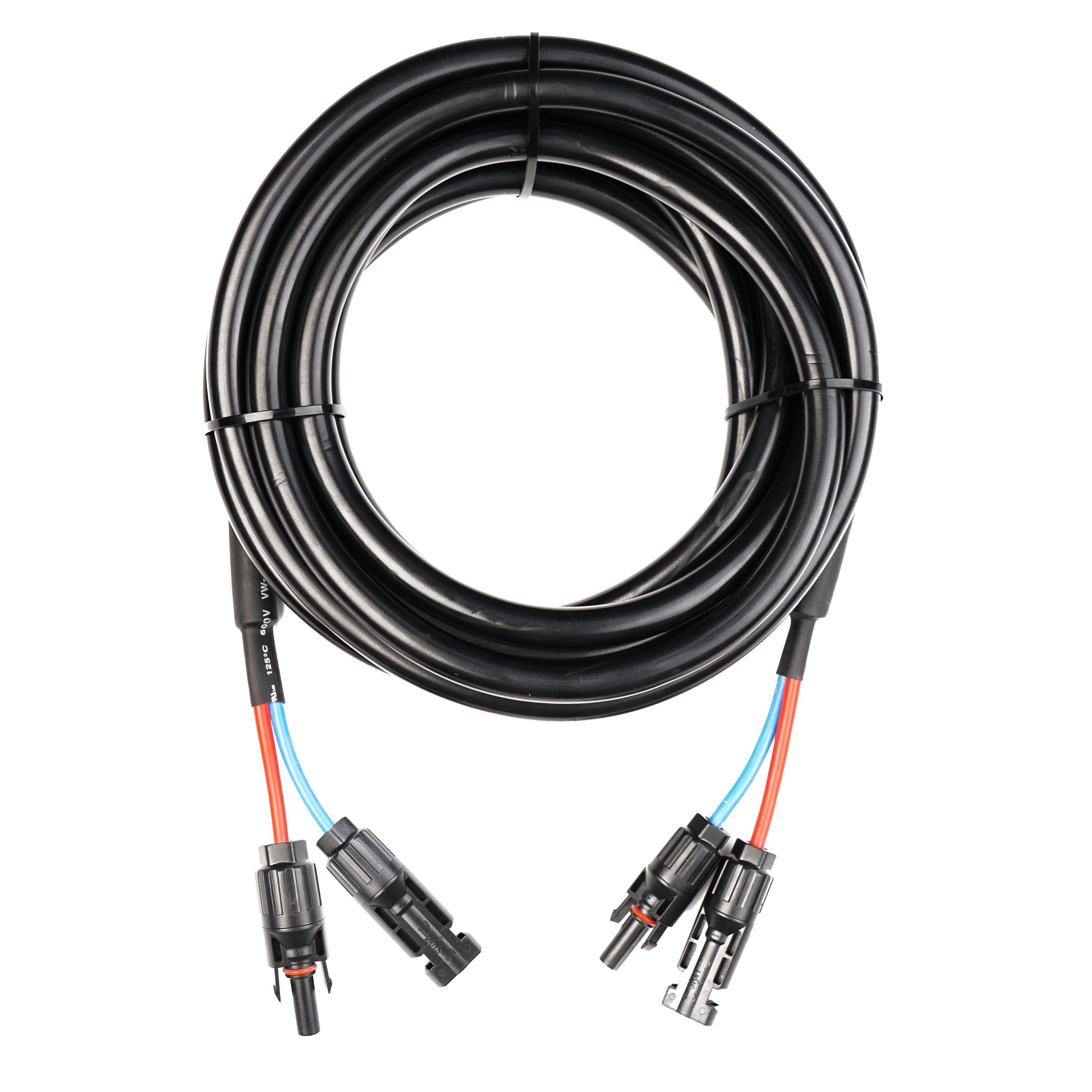 WATTSTUNDE® VK-MC4-MC4-6.5 MC4 5m Verlängerungskabel 2x6mm²