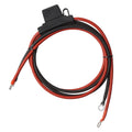 WATTSTUNDE® Sicherungskabel (mit Sicherung 40A) 2x10mm² M8/Aderendhülse 1,5m rot/schwarz
