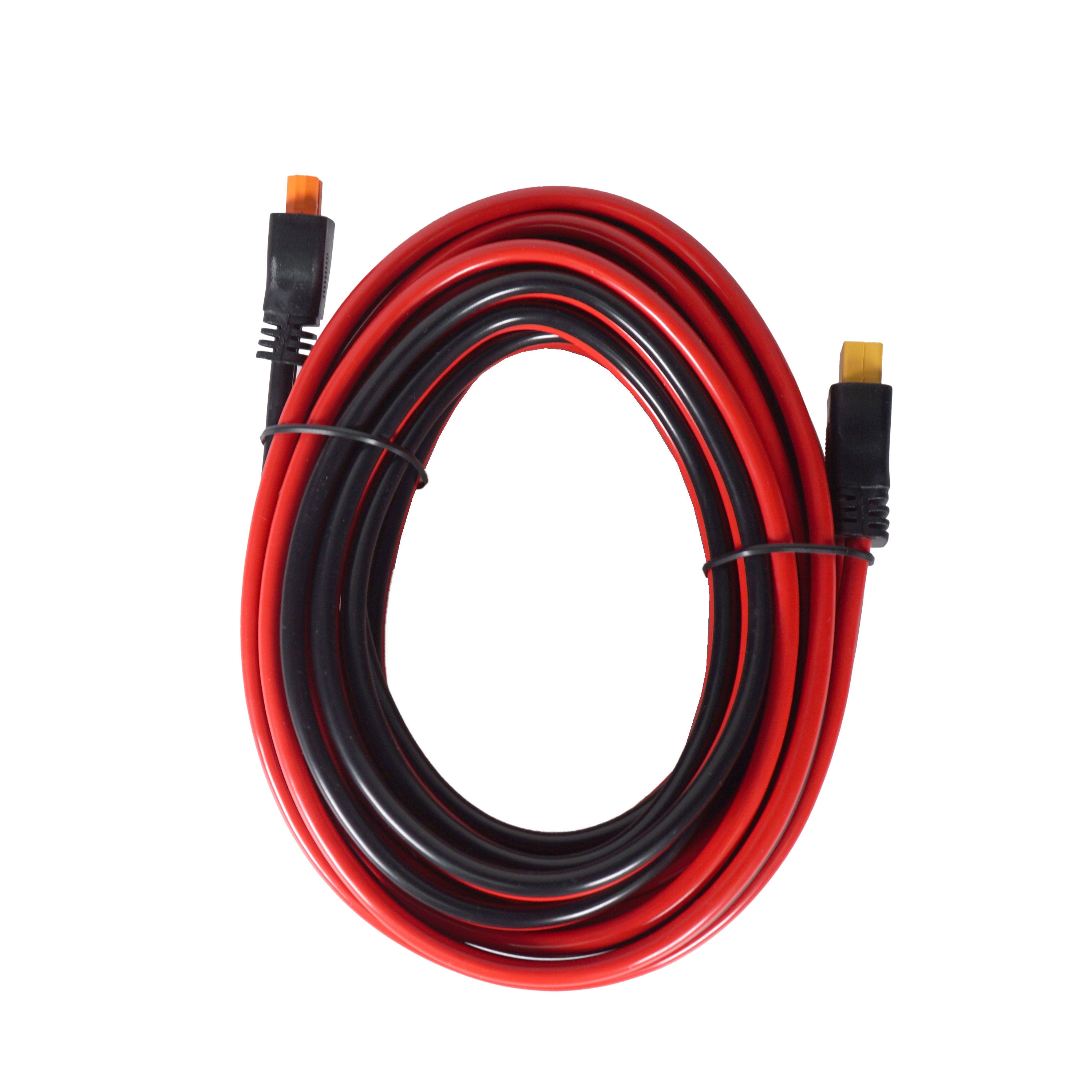 WATTSTUNDE® Verlängerungskabel (2x)4mm² XT60i-Stecker/XT60i-Buchse 5m rot/schwarz