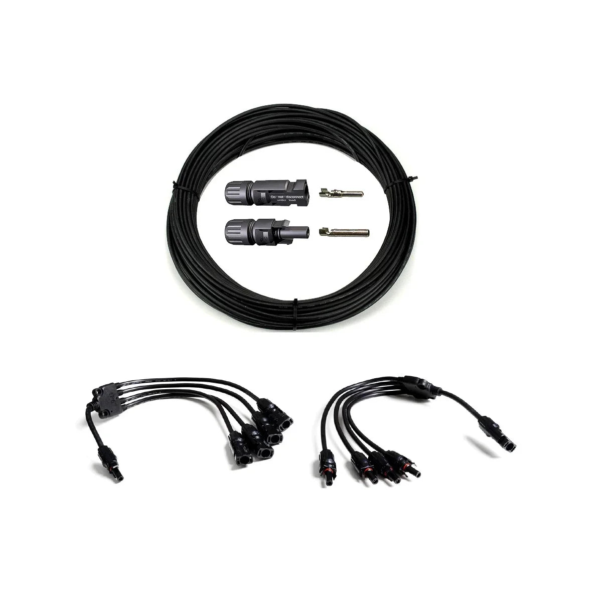 6mm² Connection Set IV - 4 modules in parallel 10 meters (L)