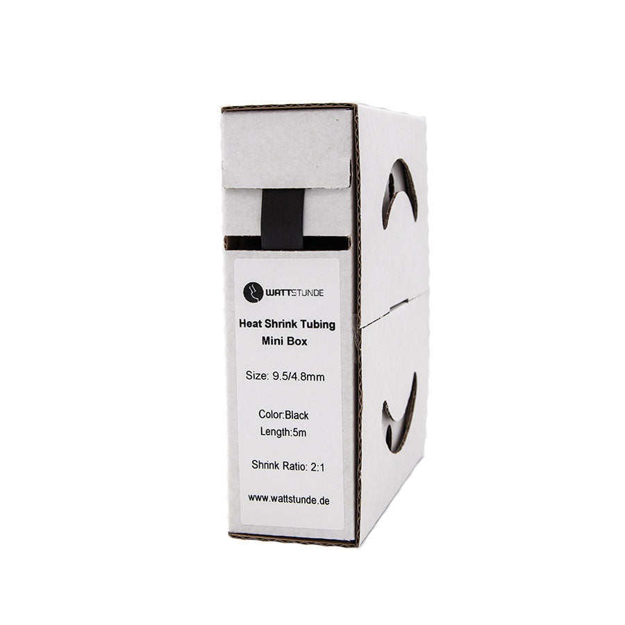WATTSTUNDE® Schrumpfschlauch 2:1 Box 9,5/4,8 schwarz