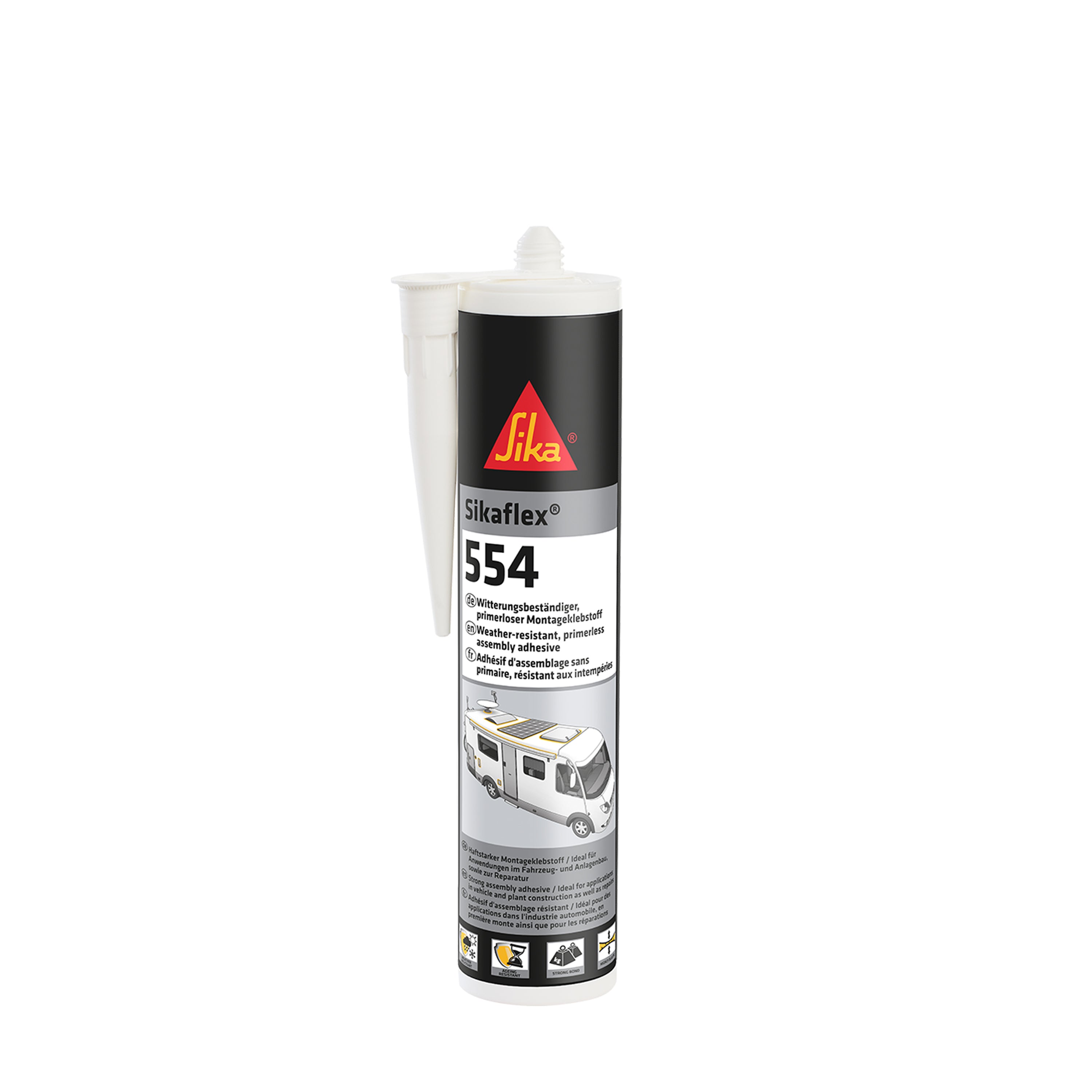 Sikaflex 554 (Sika 252i Nachfolger) 300 ml Konstruktionskleber weiß