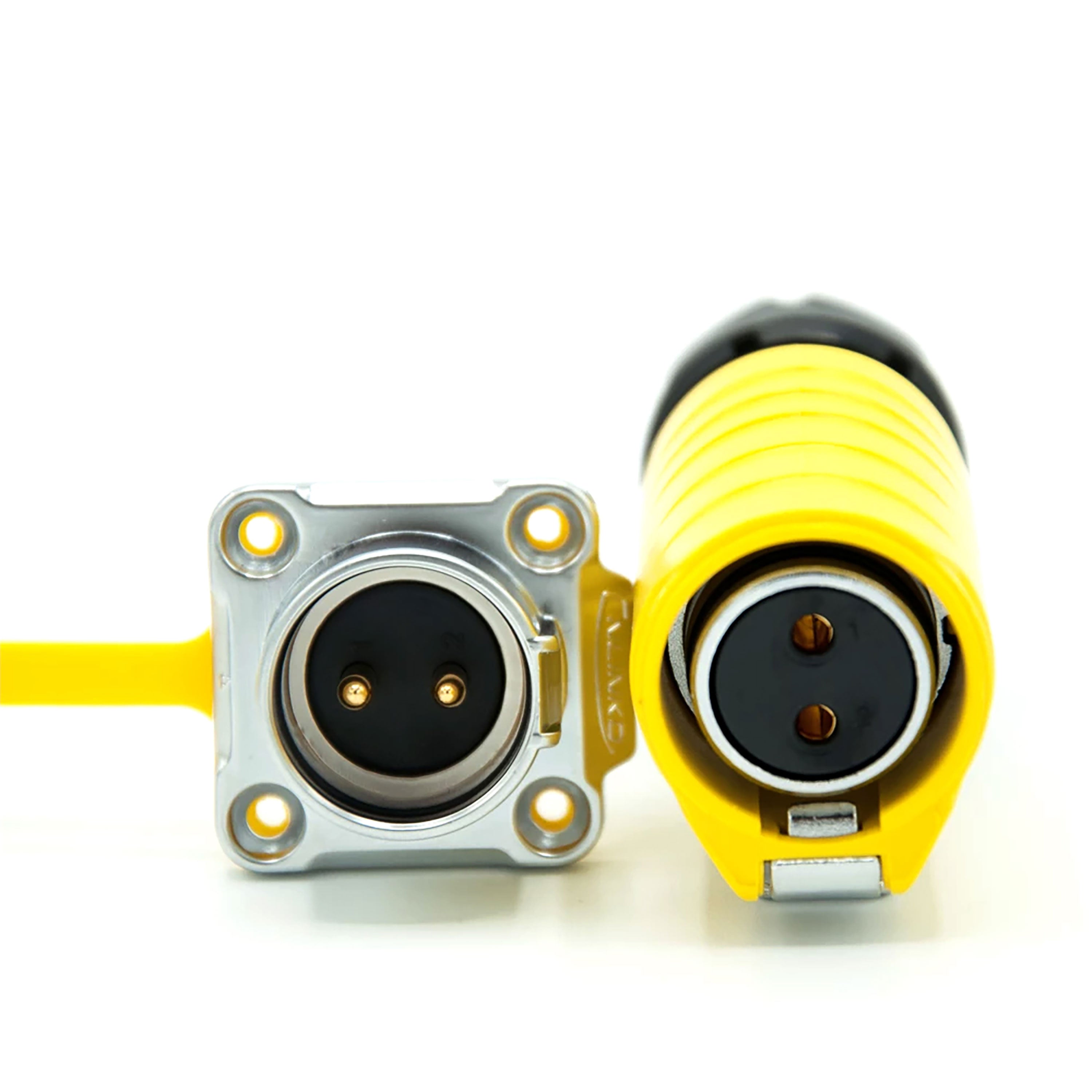 WATTSTUNDE® Außenanschluss Stecker/Buchse GELB