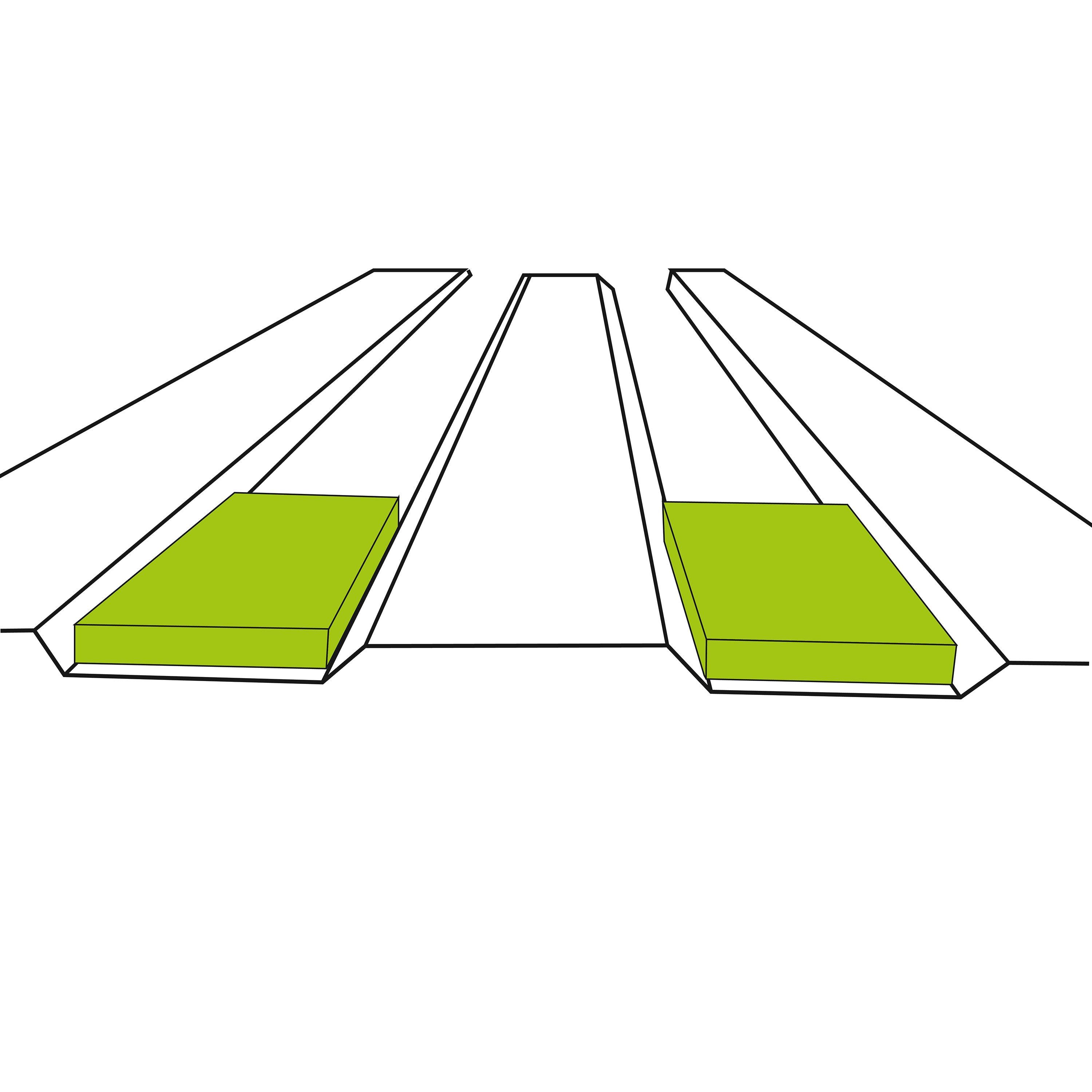 WATTSTUNDE® Sickenfüller für Kastenwagen aus Aluminium 2er Set