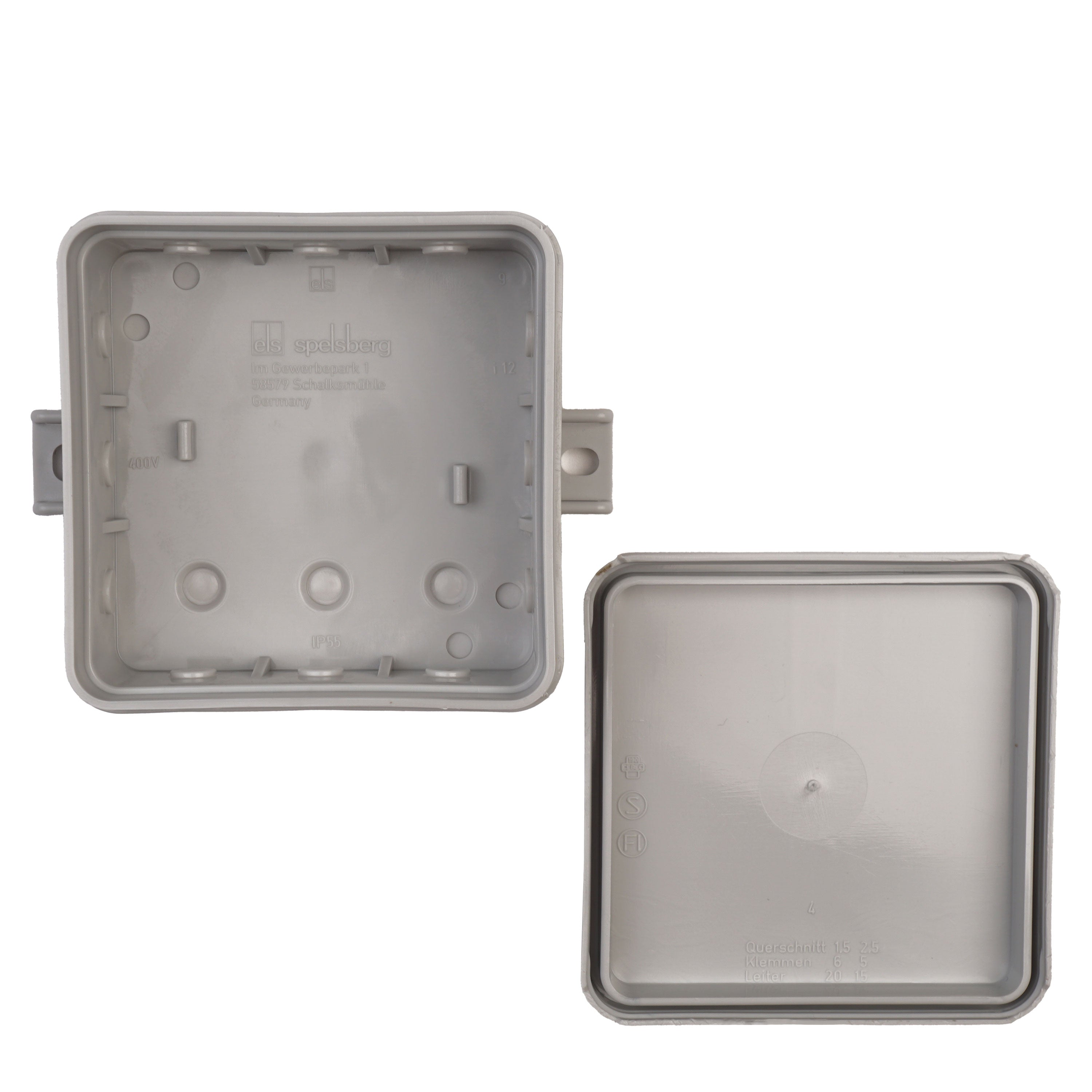 Abzweigdose ELS 85x85x37mm IP55 (VDE 0606)