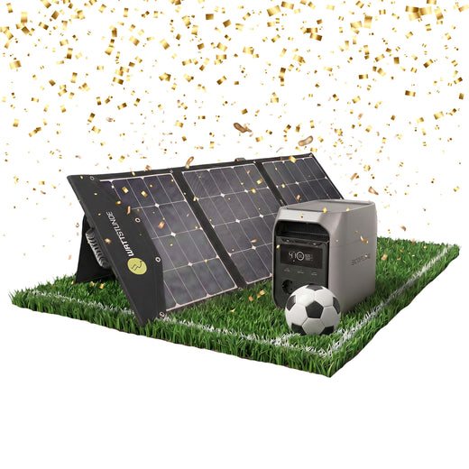 EcoFlow DELTA 3 Max Powerstation Bundle with WATTSTUNDE® SOLA Ease 140 Wp SunFolder Solar Bag