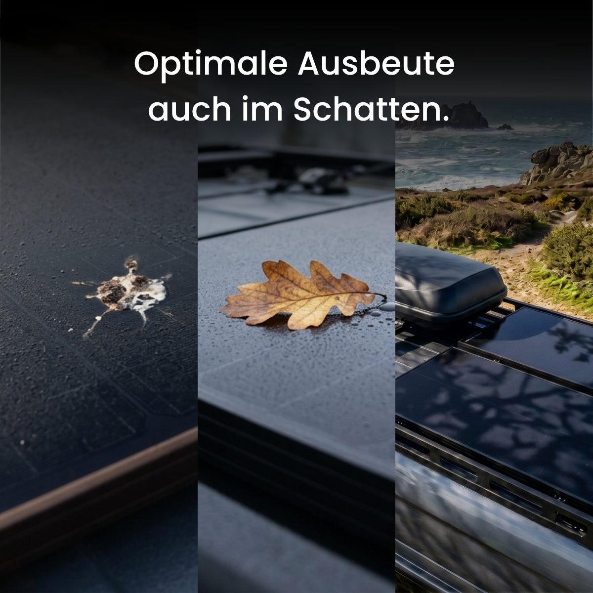 WATTSTUNDE® SOLA Frame Shadow Solarmodul 220 W