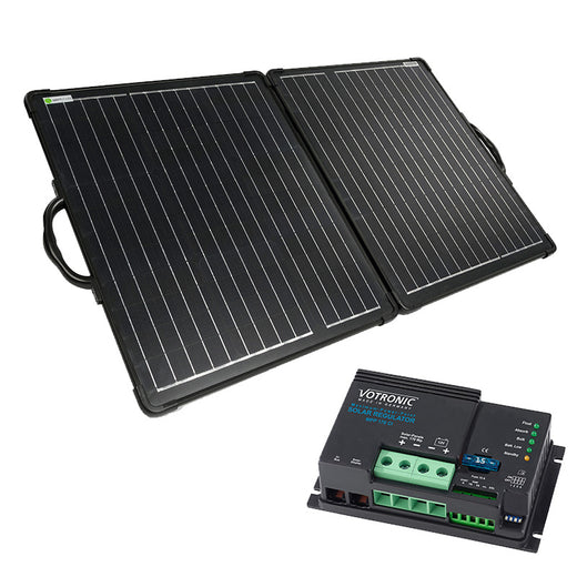 WATT HOUR 100W ULTRA LIGHT solar case WS100SUL with Votronic MPP170 CI charge controller