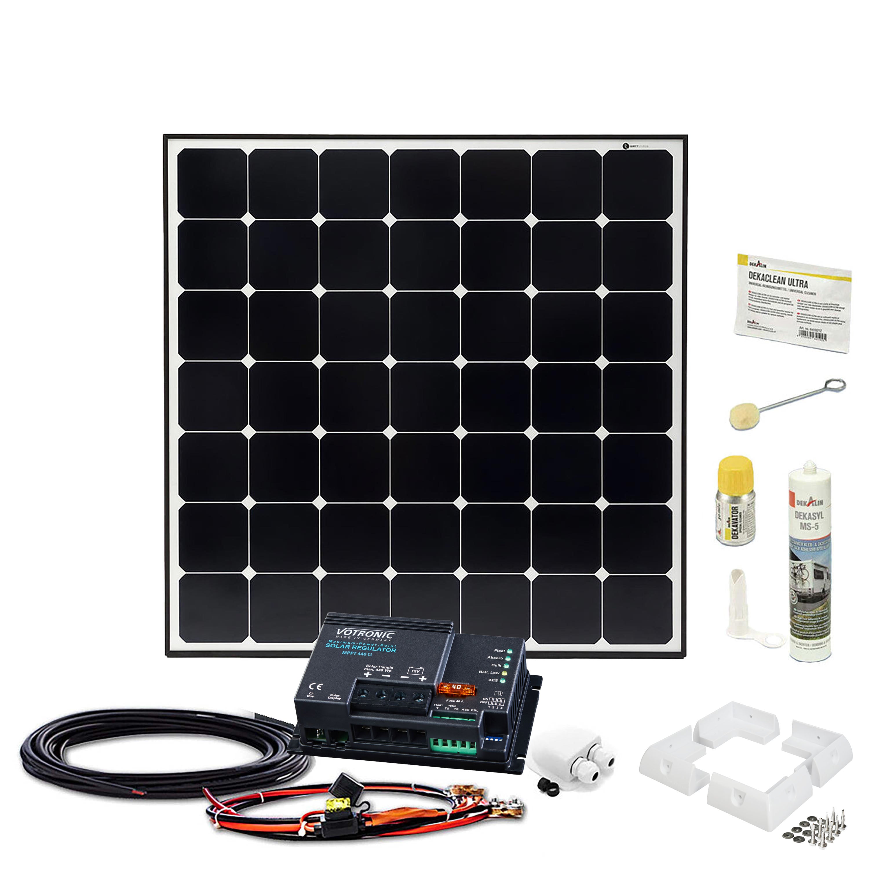 190Wp SOLA Frame Daylight Sunpower Wohnmobil Solaranlage Votronic MPP 260 CI