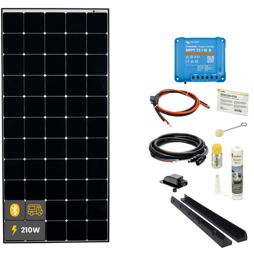 210W Daylight Wohnmobil Solaranlage SOLA Frame schwarz