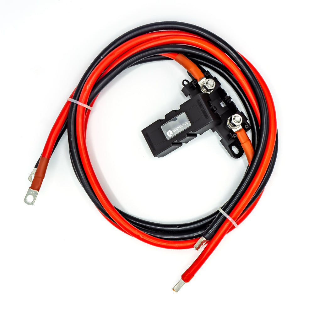 WATTSTUNDE® 25mm² connection cable BAKA25-FH 200cm with ANM high-load fuse holder