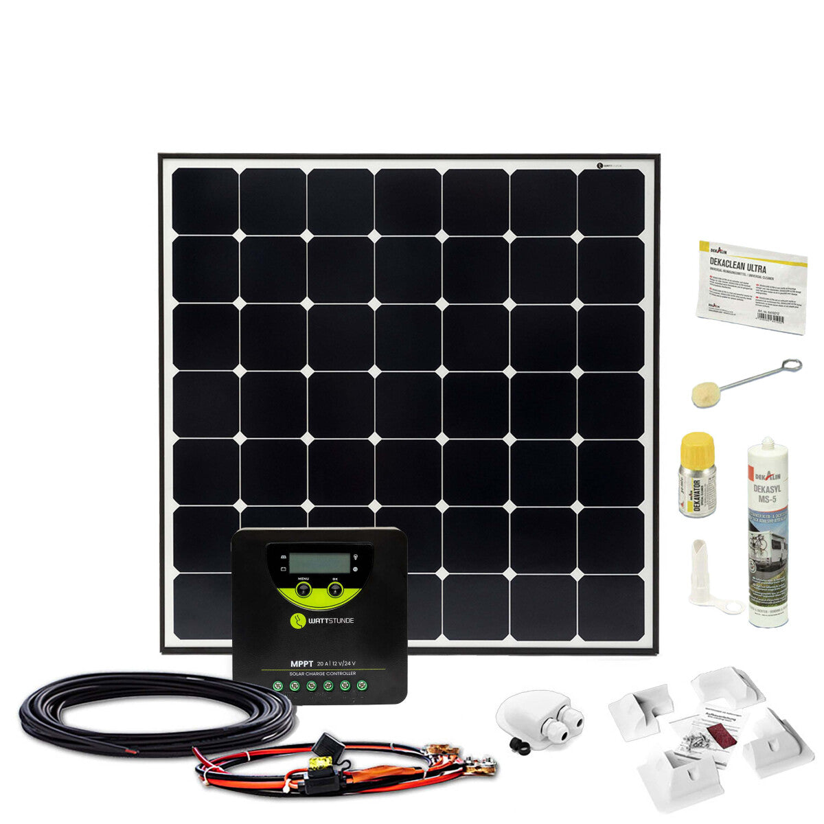 DAYLIGHT Sunpower 190Wp Wohnmobil Solaranlage DLS190 WLR-BT 20.90 MPPT