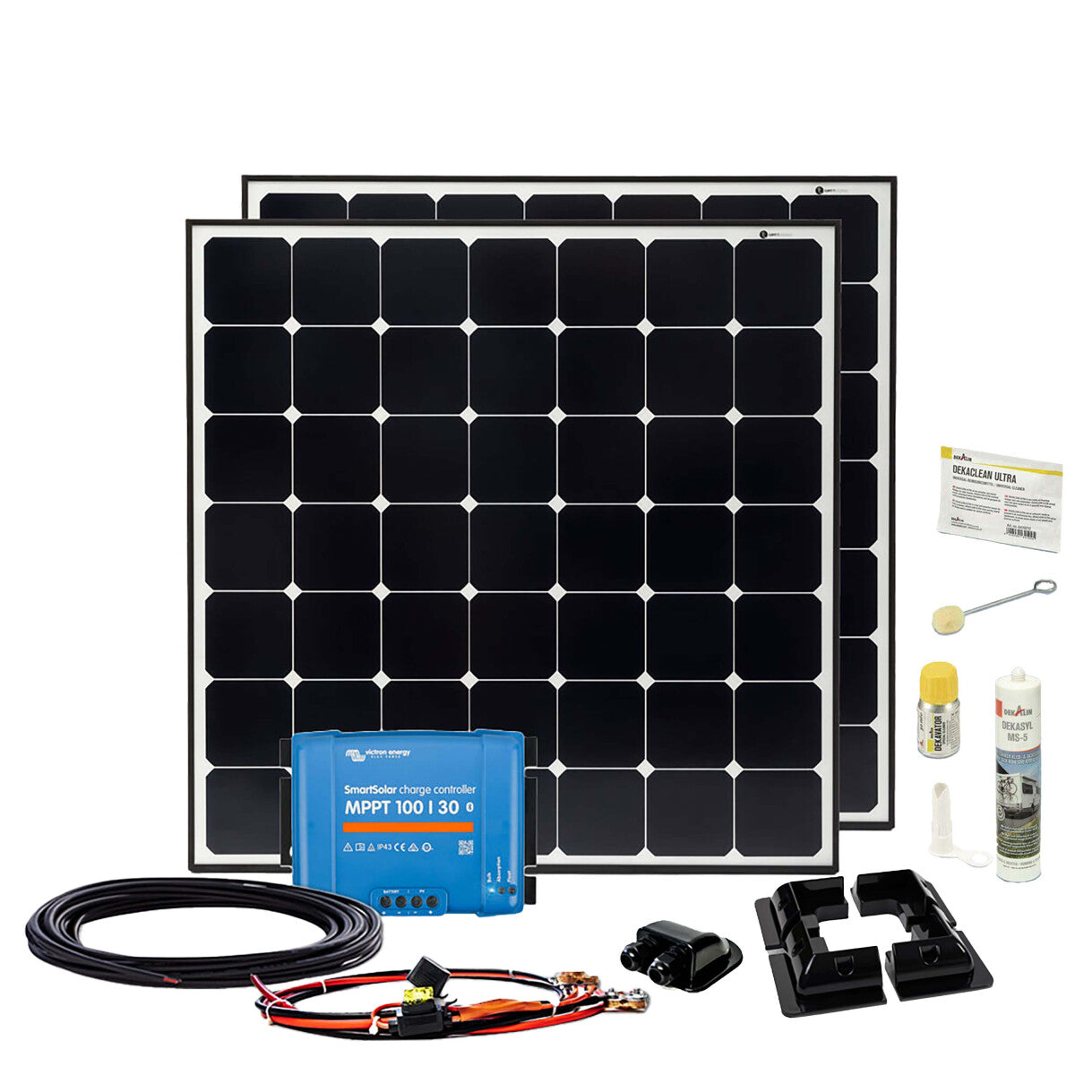 DAYLIGHT Sunpower 380Wp Wohnmobil Solaranlage DLS380 Victron SmartSolar 100/30