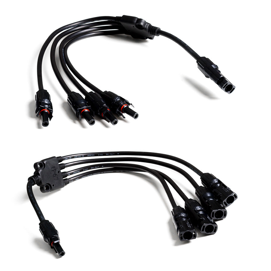 4mm² Connection Set IV - 4 modules in parallel 10 meters (L)